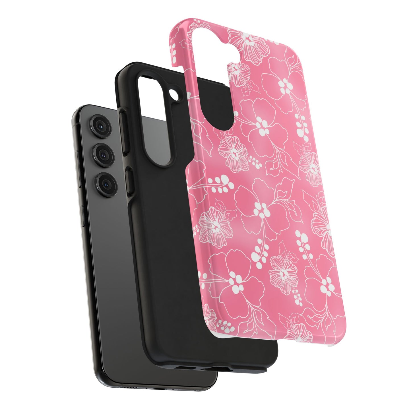 Lacey Hibiscus Pink Phone Case
