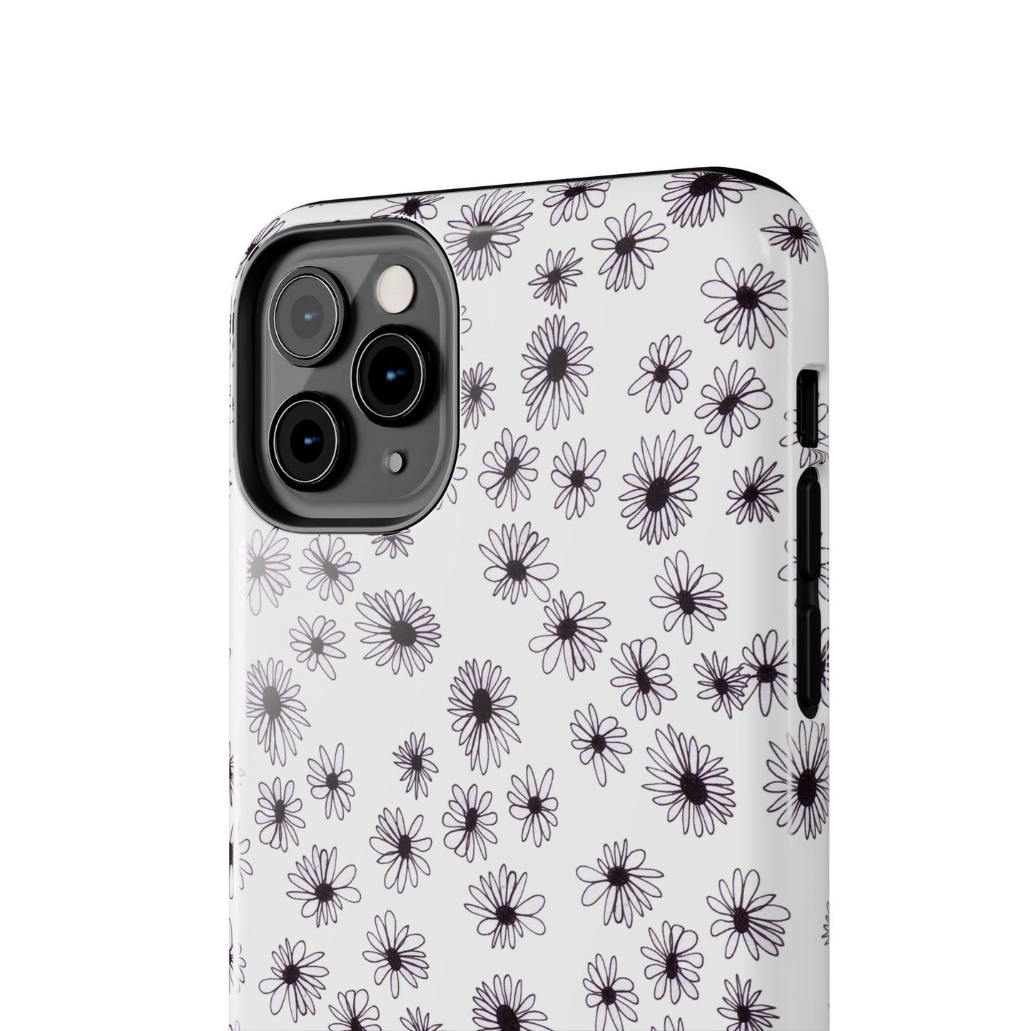 Random Daisy White / Black Phone Case