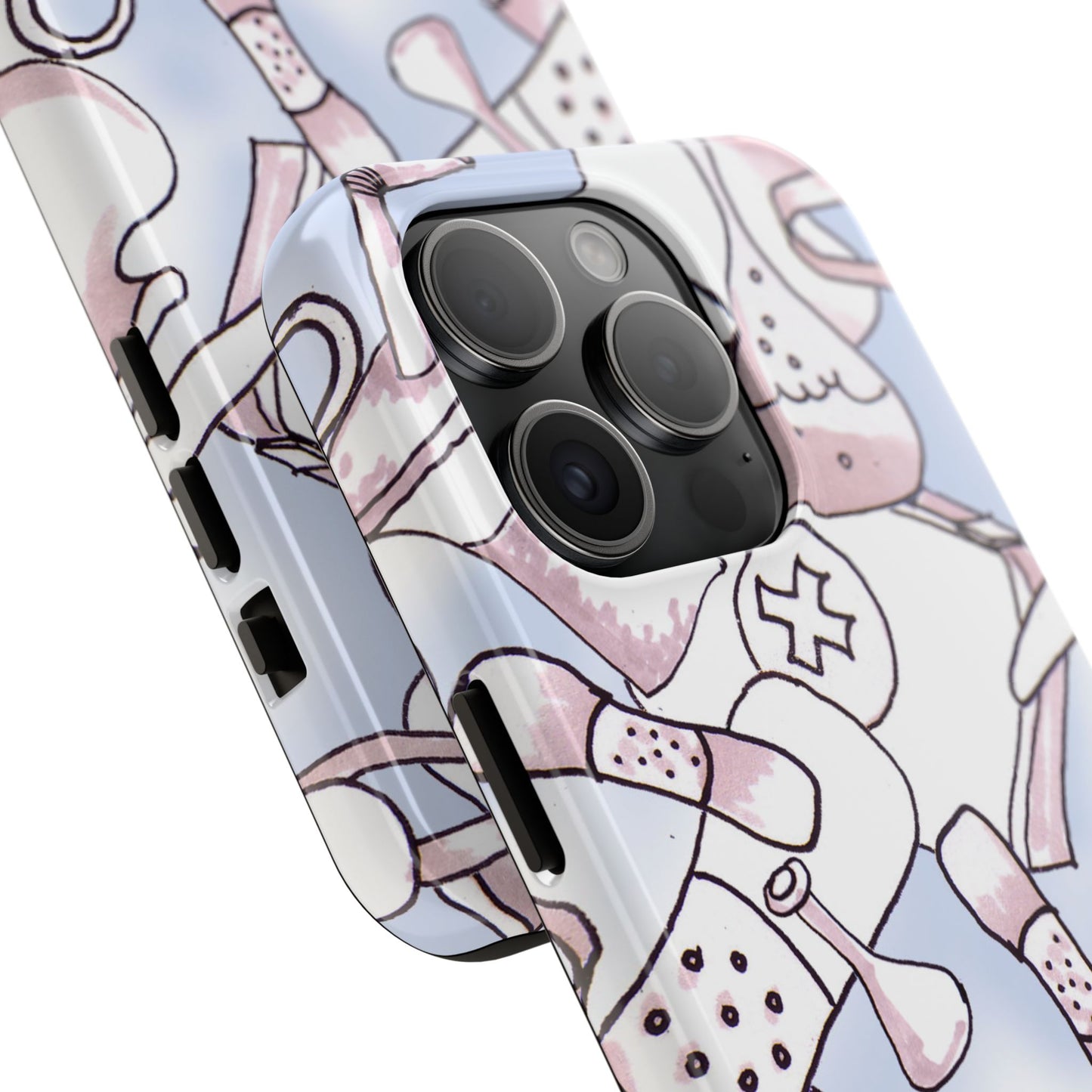 Med Stuff Blue Phone Case