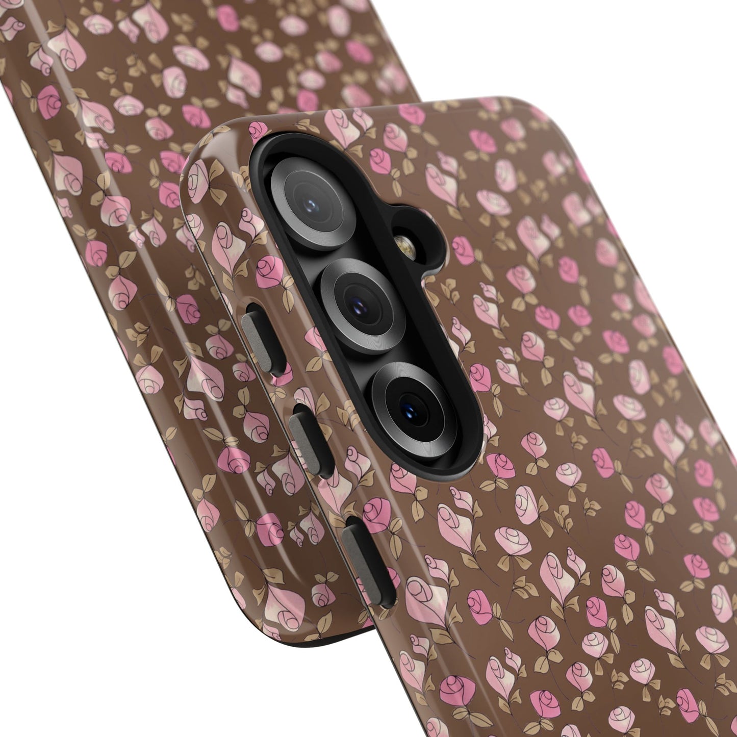 Little Bitty Roses Chocolate Phone Case