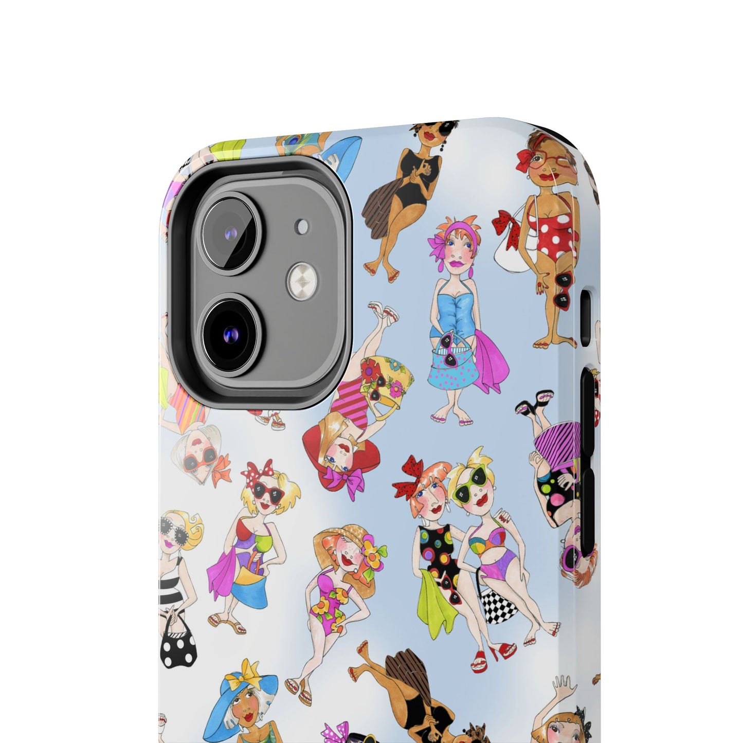 Tossed Beauties Blue Sky Phone Case