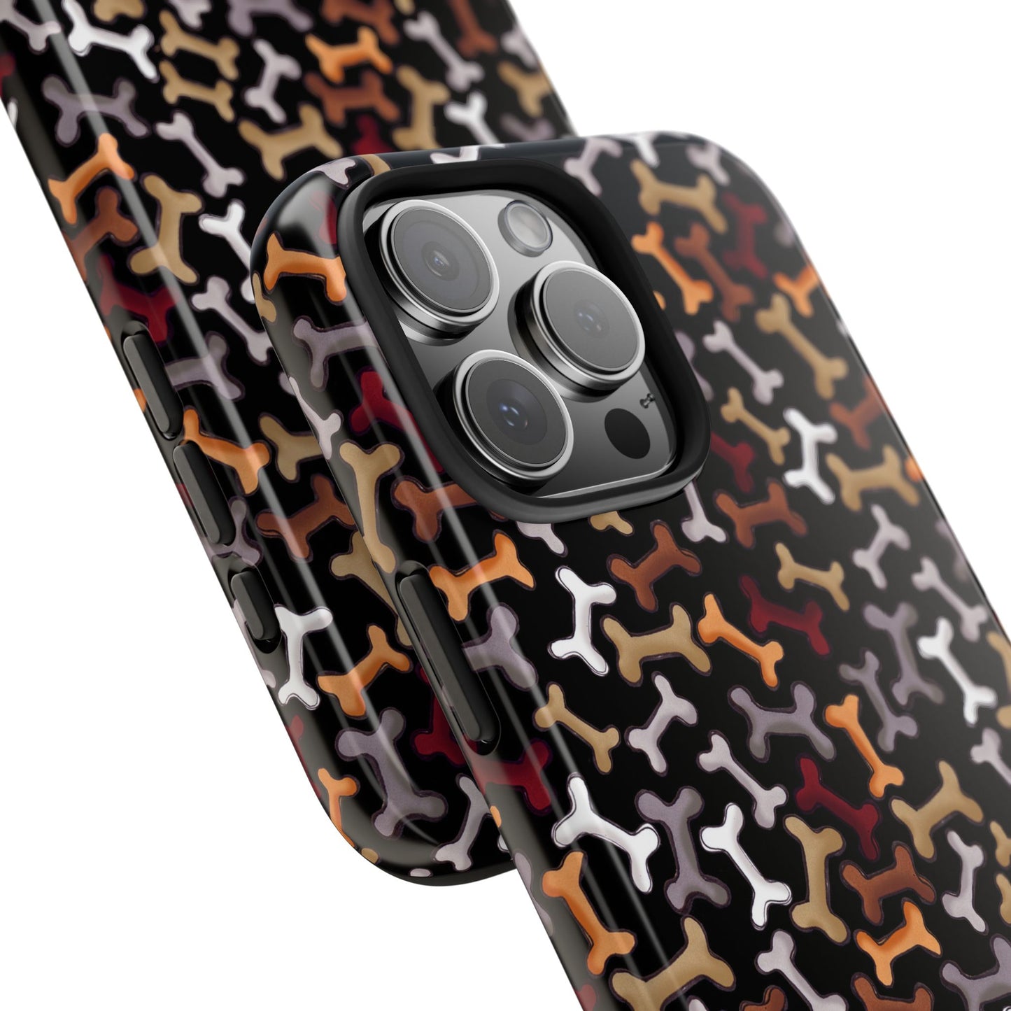 Dog Bones Black Phone Case