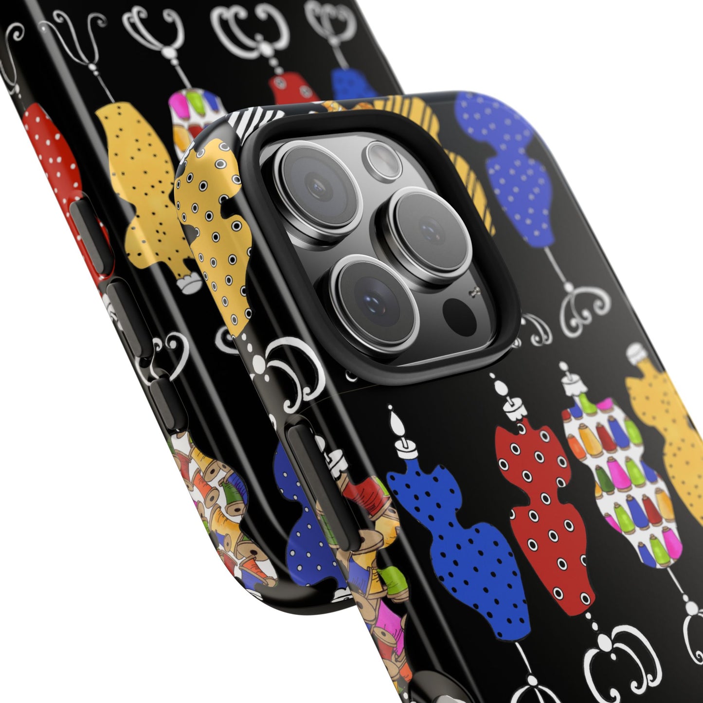 Go Figure Black / Multi Phone Case