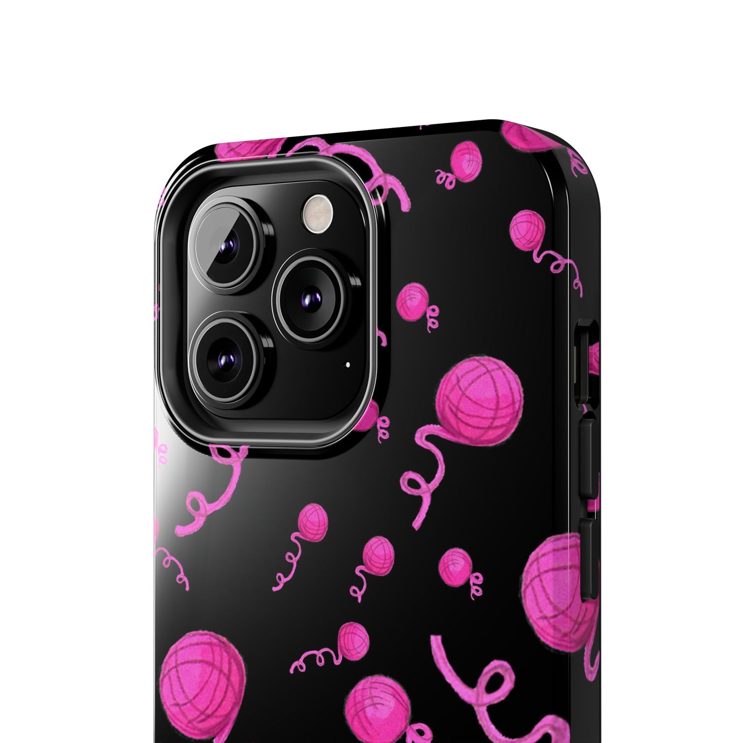 Yarniverse Black / Pink Phone Case