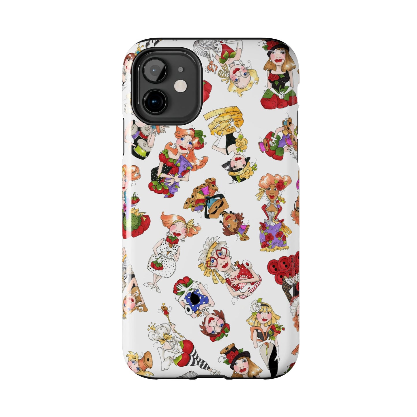 Curious Toss White Phone Case