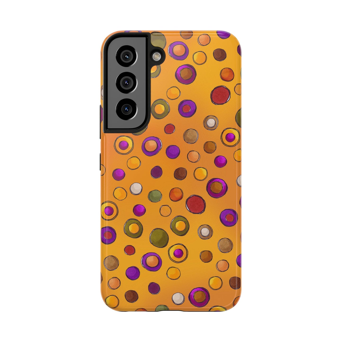 Double Dot Yellow Phone Case