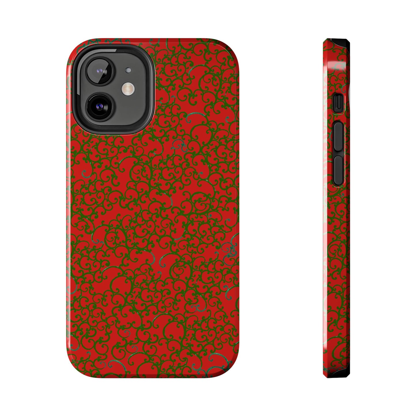 Scrollie Red / Green Phone Case