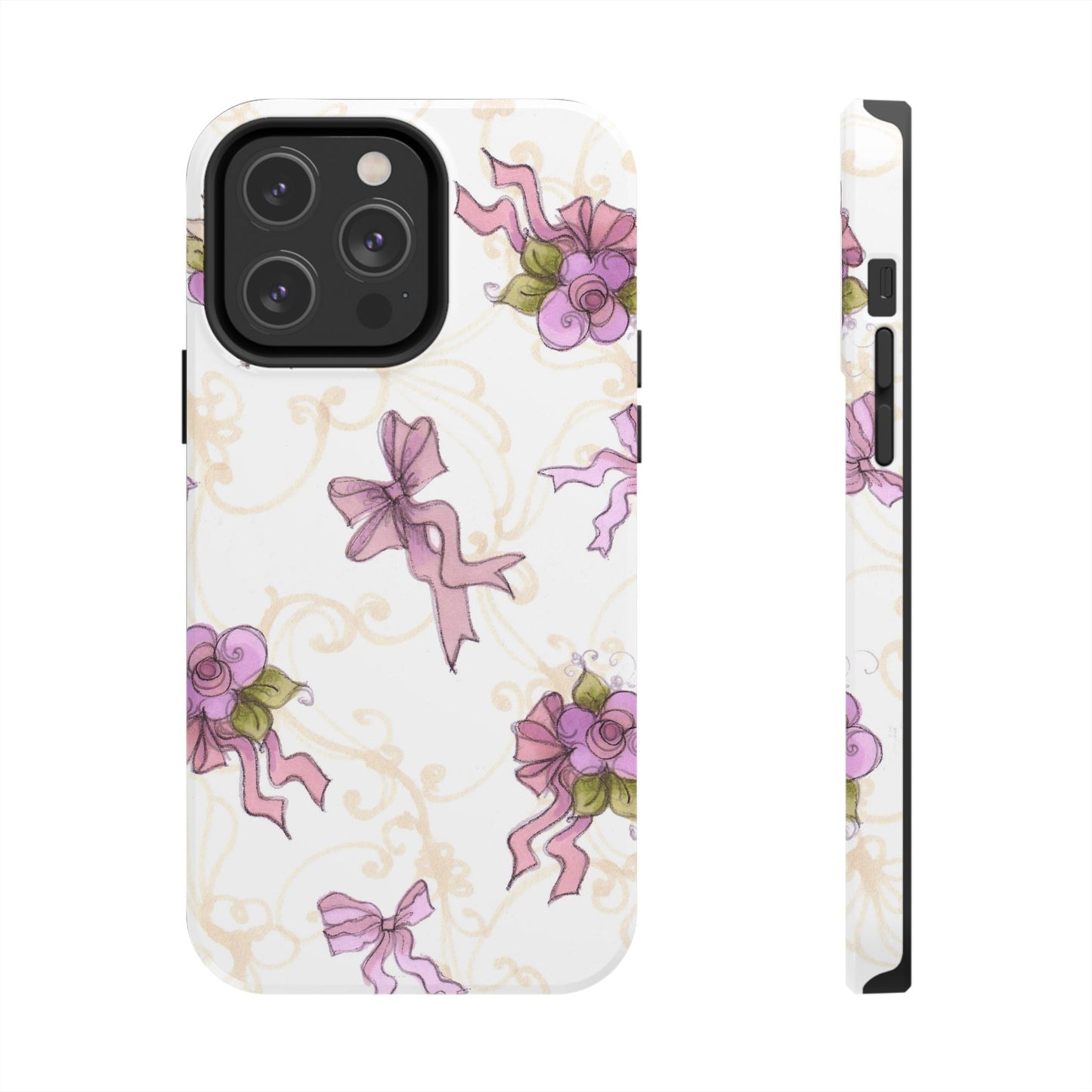 Flower Model Bow Flowers Phone Case