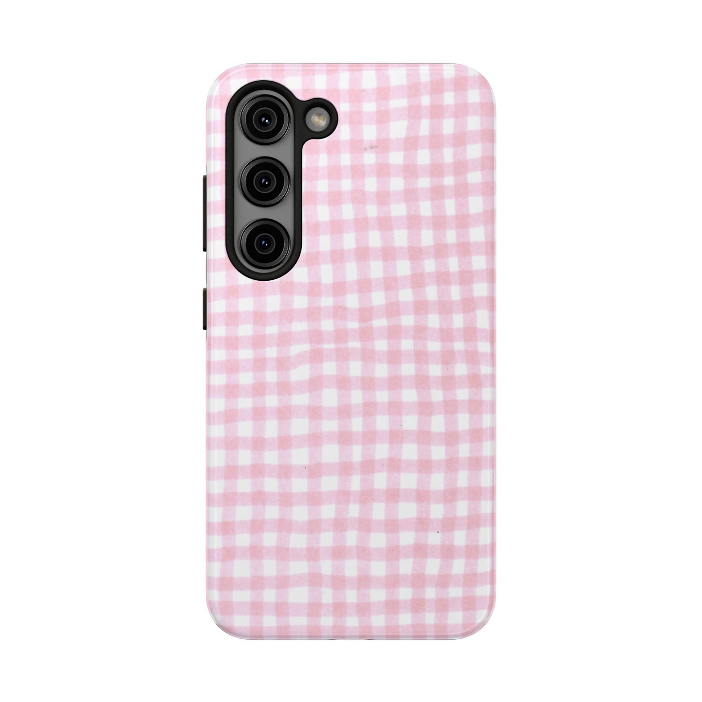 Wonky Chipper Check Pink Phone Case