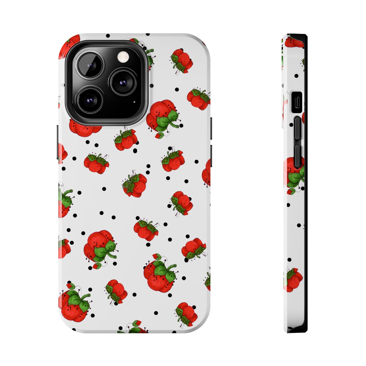 Pin Dots White Phone Case