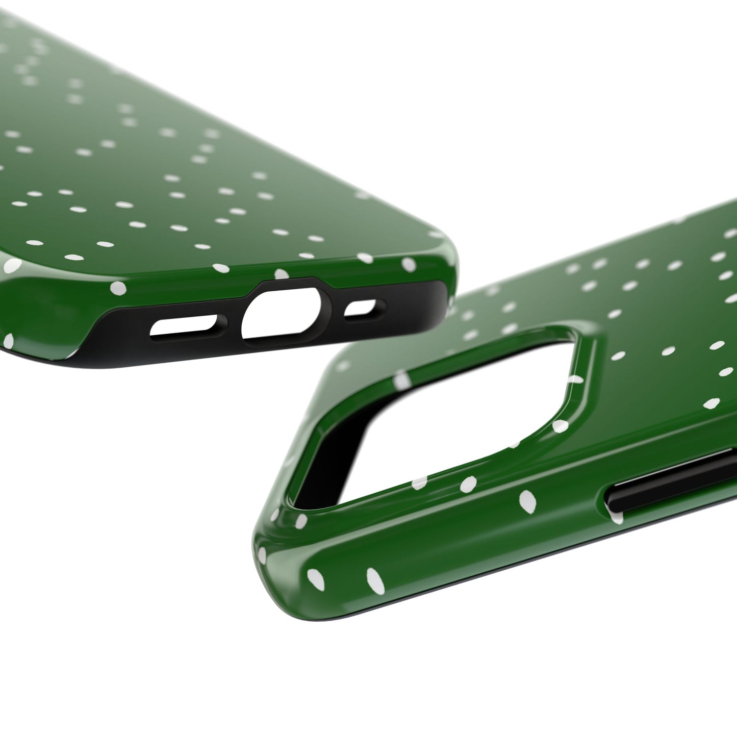 Dinky Dots Green / White Phone Case