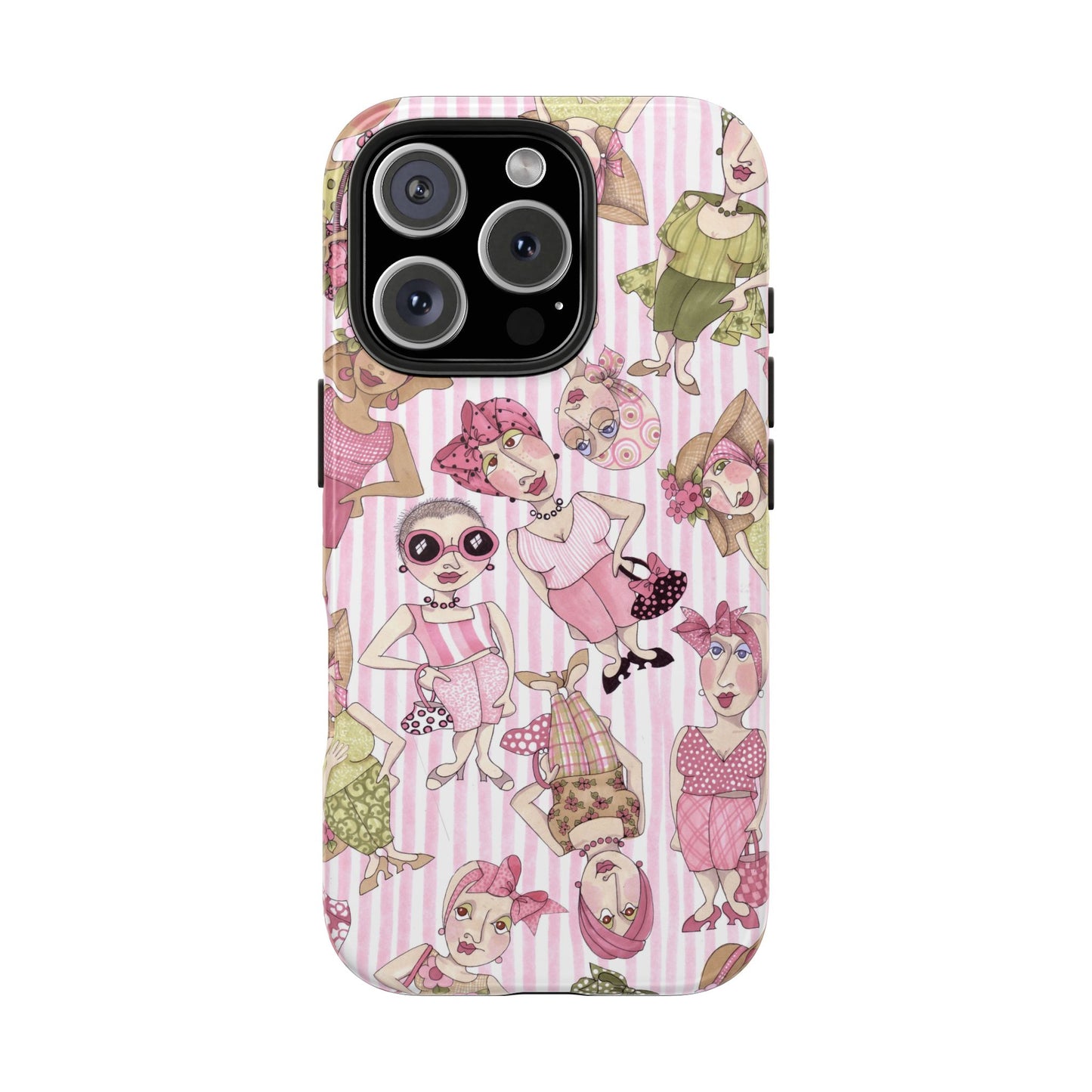 Tossed Ladies Pink Phone Case