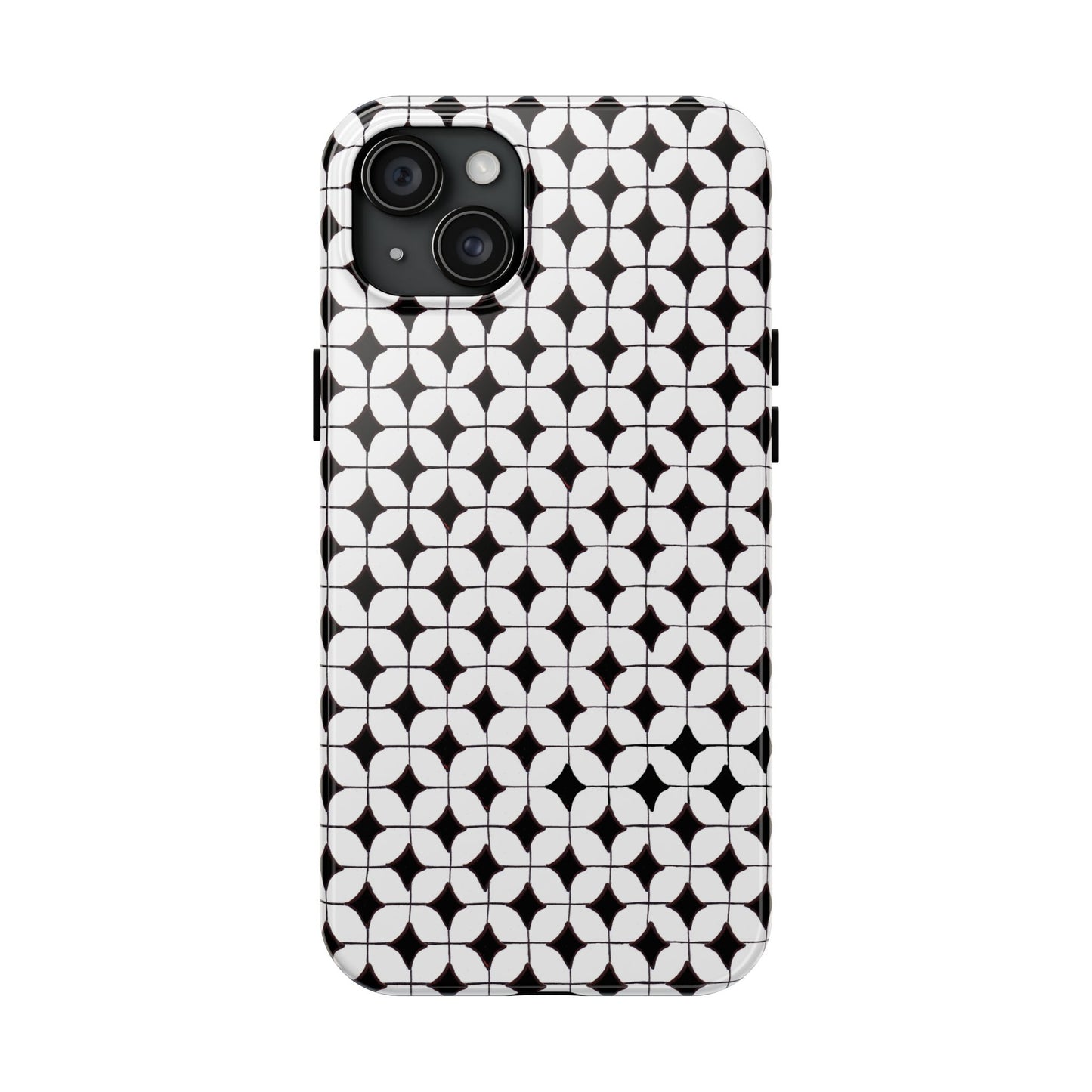 Tile-ish Black Phone Case