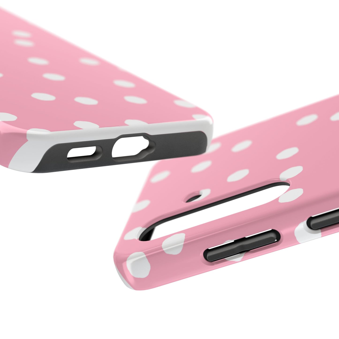 Jumbo Dots Pink / White Phone Case