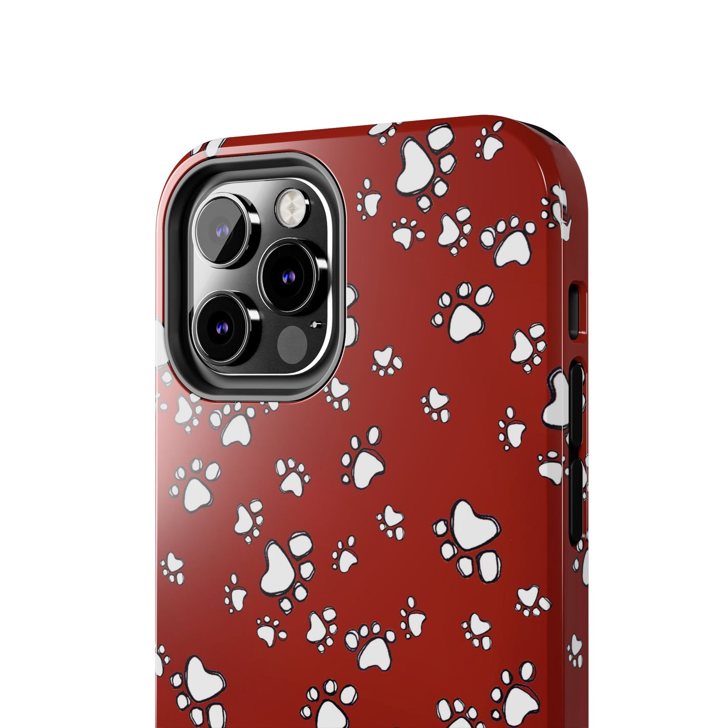 Paw Flakes Red Phone Case