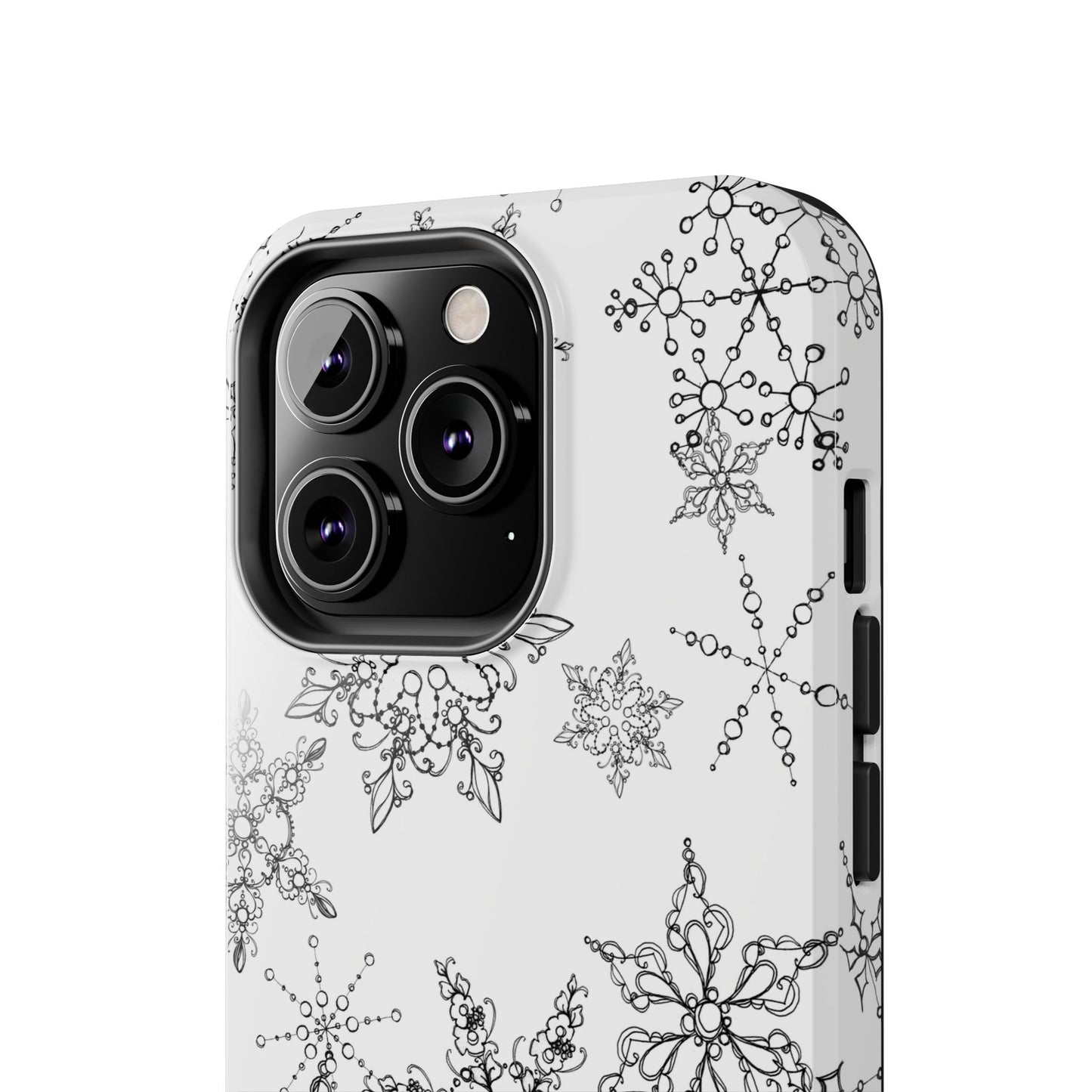 Random Flakes White Phone Case