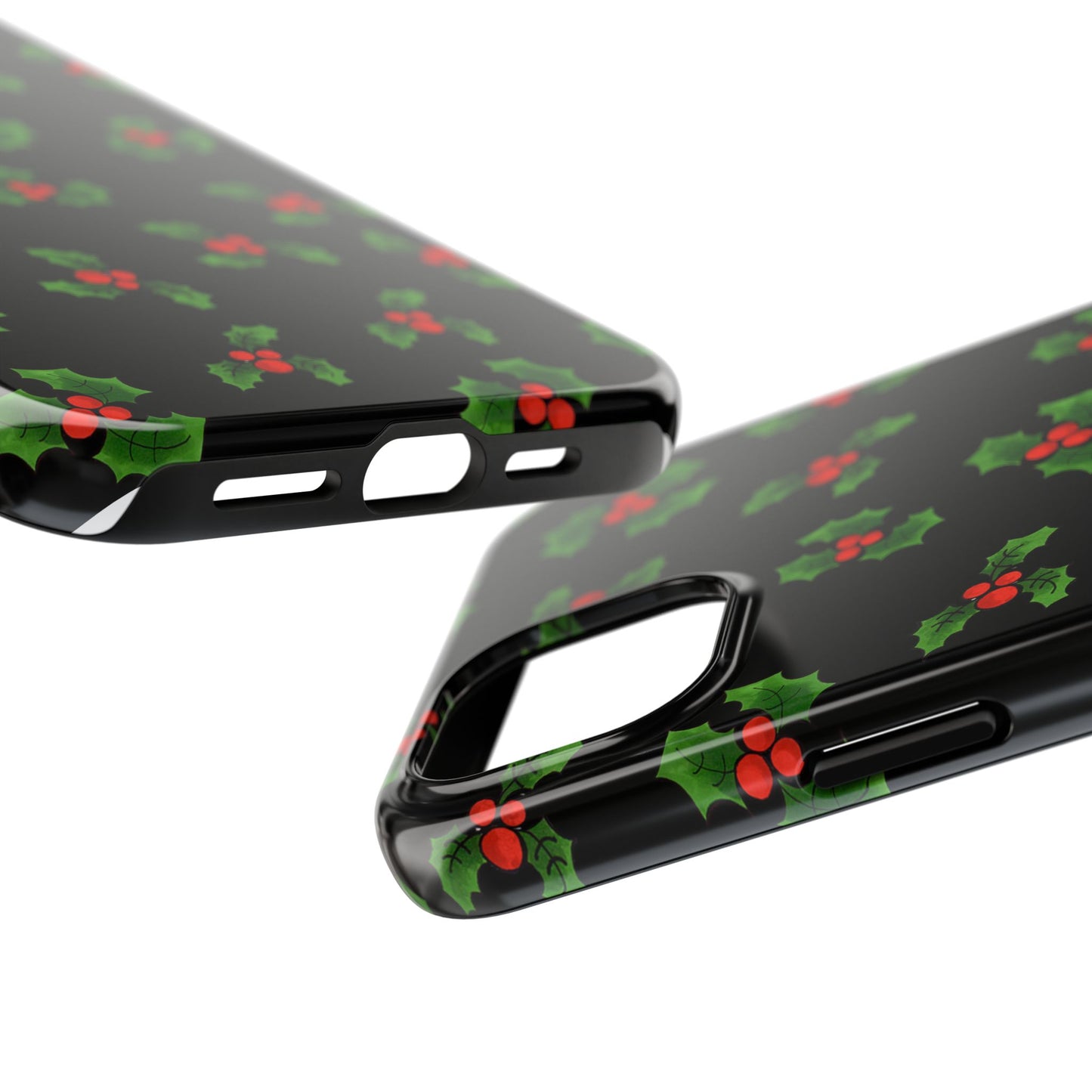 Lotsa Holly Black Phone Case
