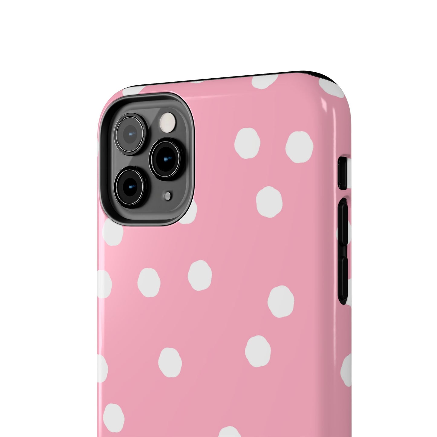 Jumbo Dots Pink / White Phone Case