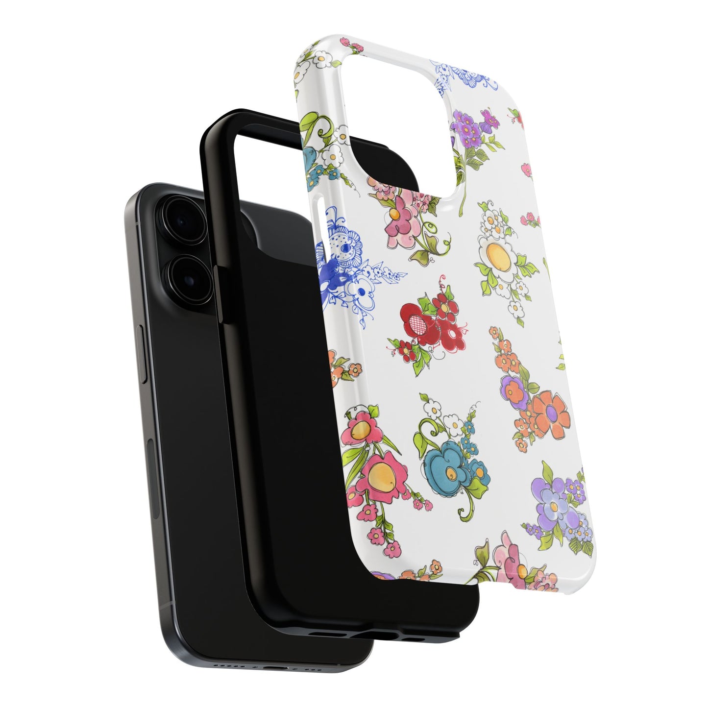 Mixed Bouquets White Phone Case