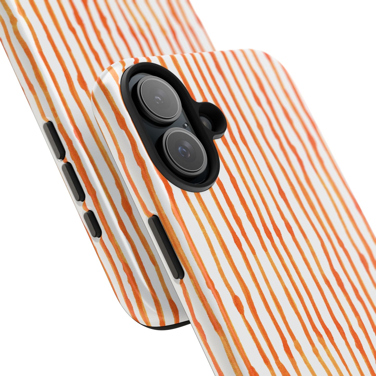 Faux Seersucker Orange / White Phone Case