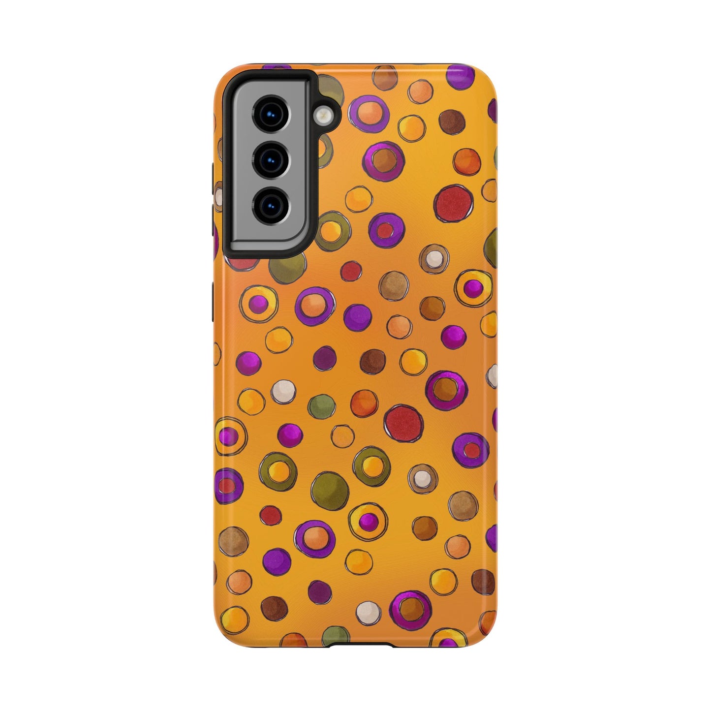Double Dot Yellow Phone Case