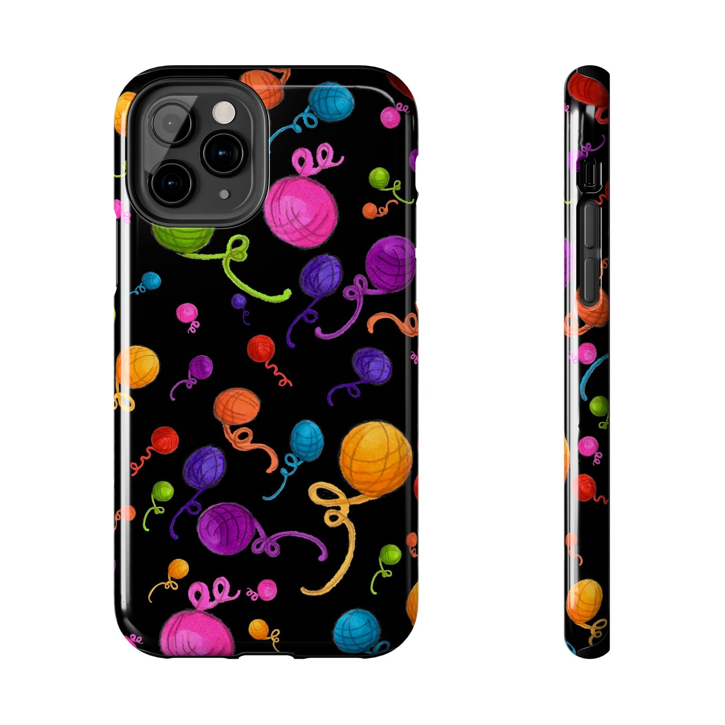 Yarniverse Black Phone Case