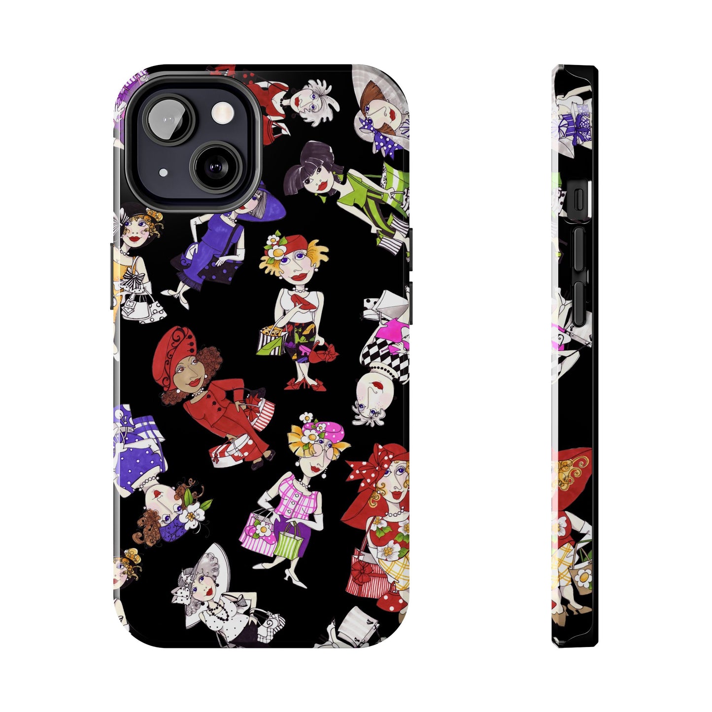 Gone Shopping Tossed Black Phone Case