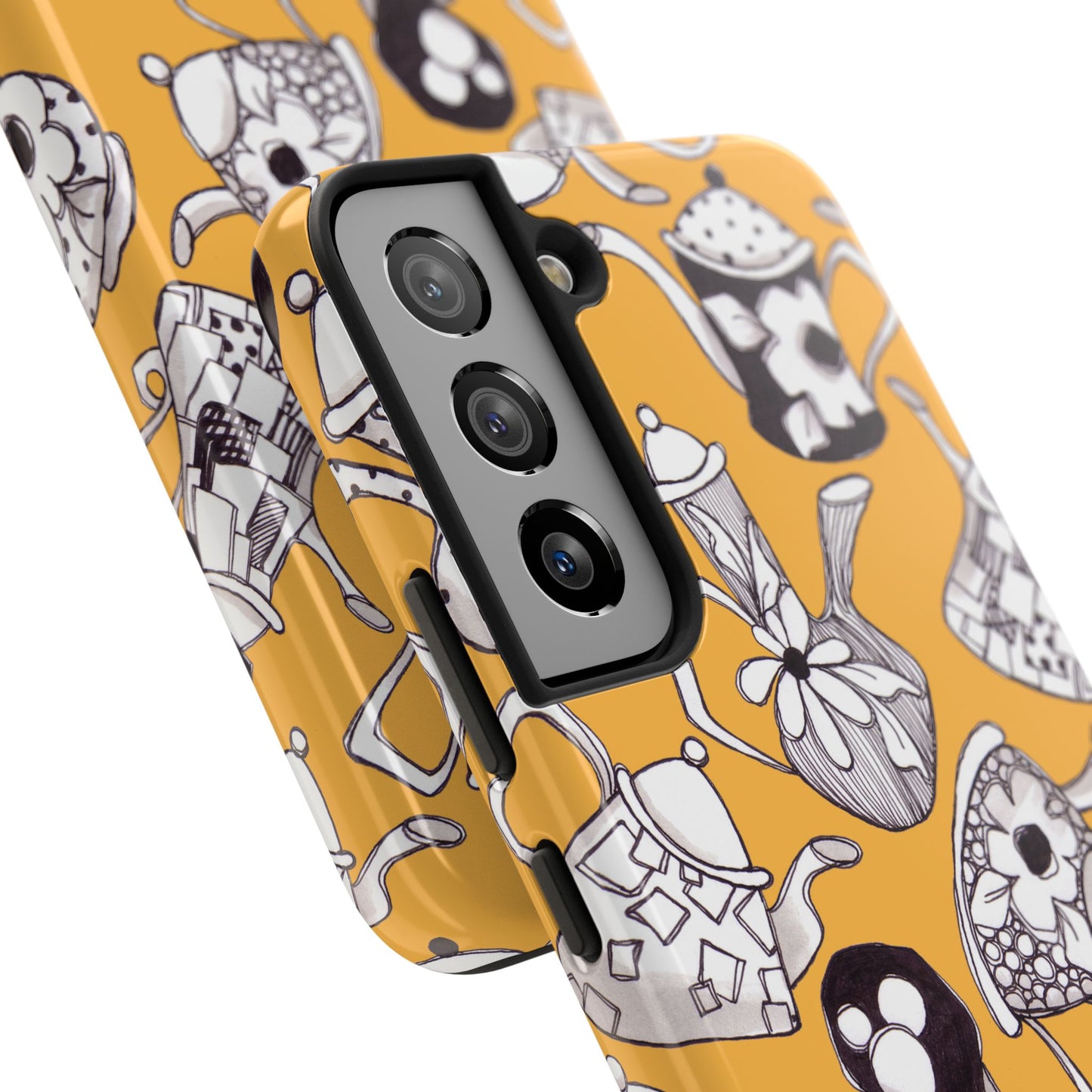 Fancy Pots Yellow Phone Case