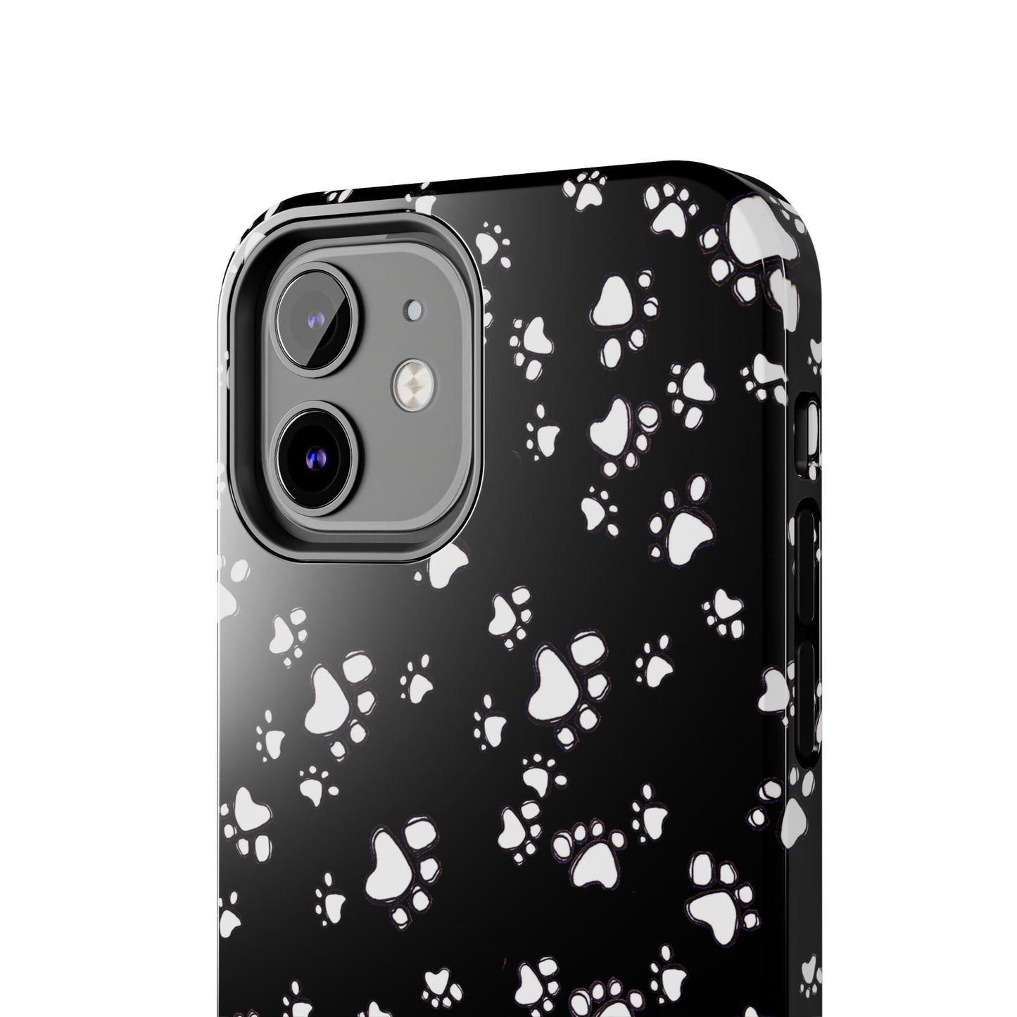 Paw Flakes Black Phone Case