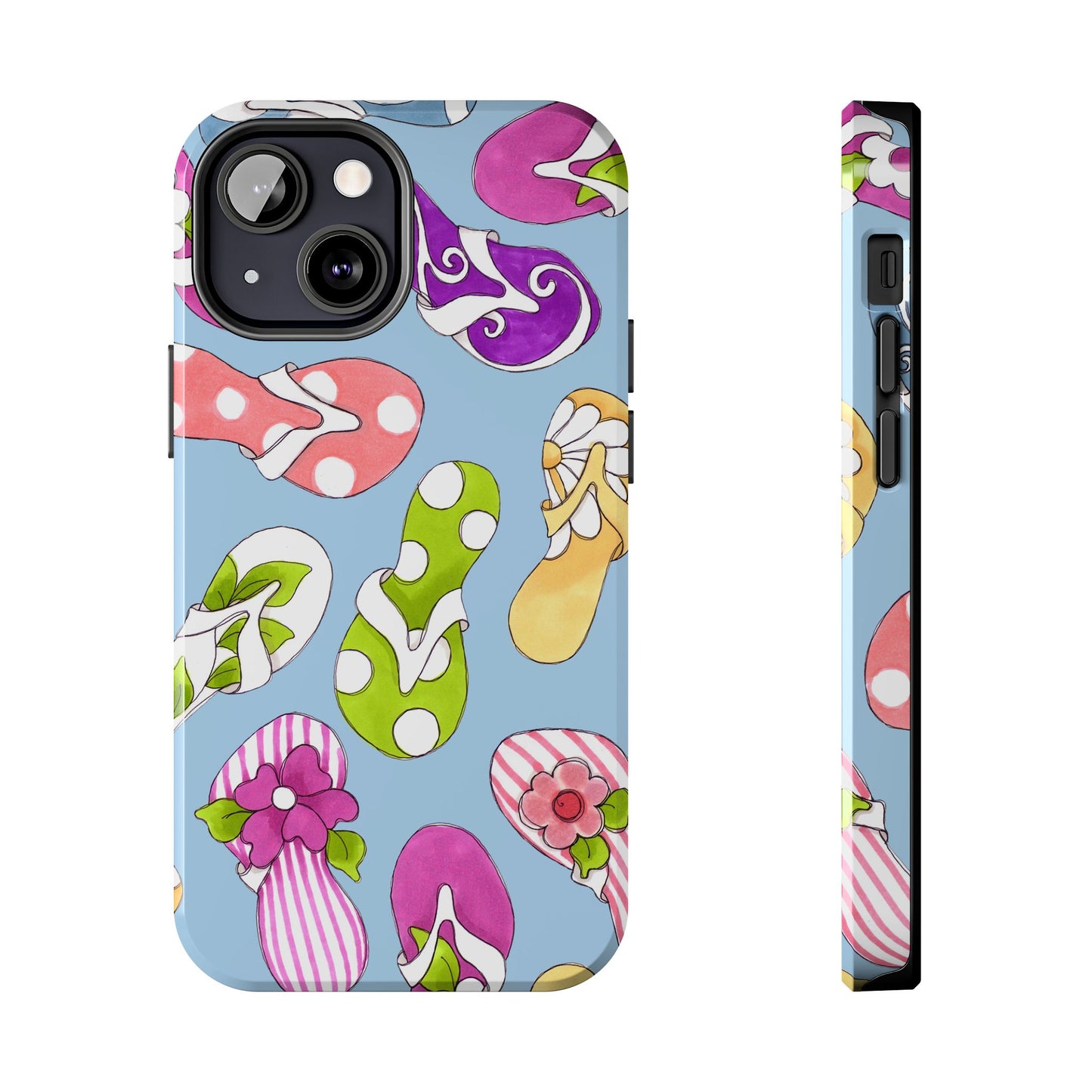 Flip Flops Blue Phone Case
