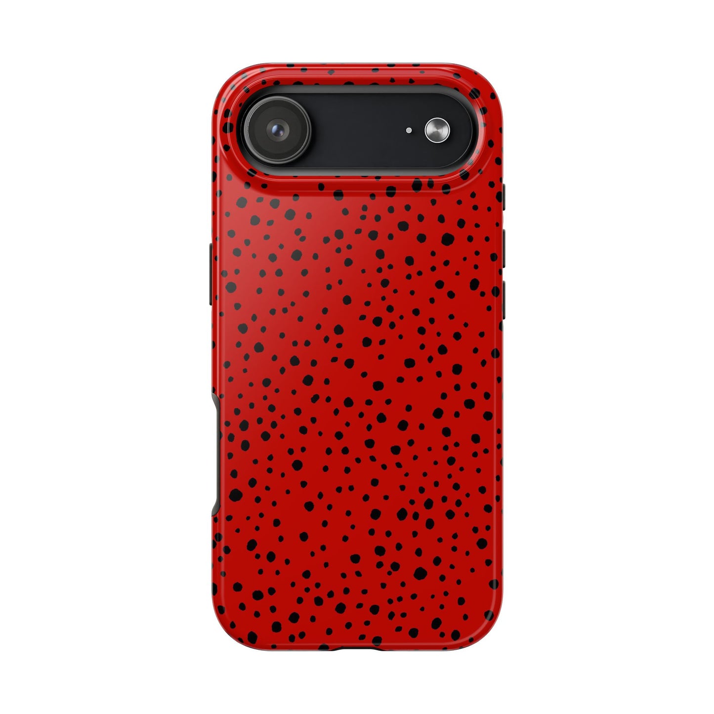 Pepper Dots Red / Black Phone Case