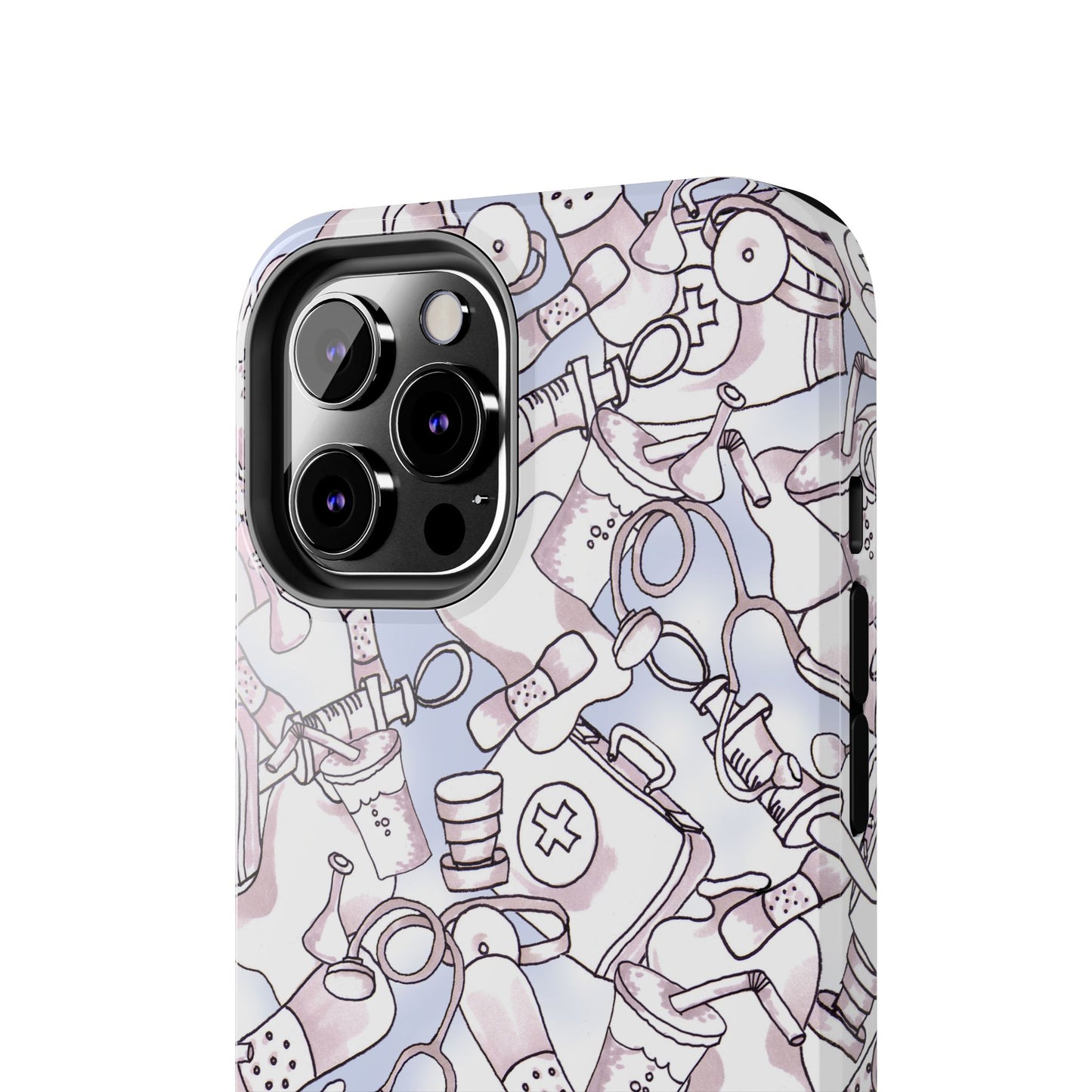 Med Stuff Blue Phone Case