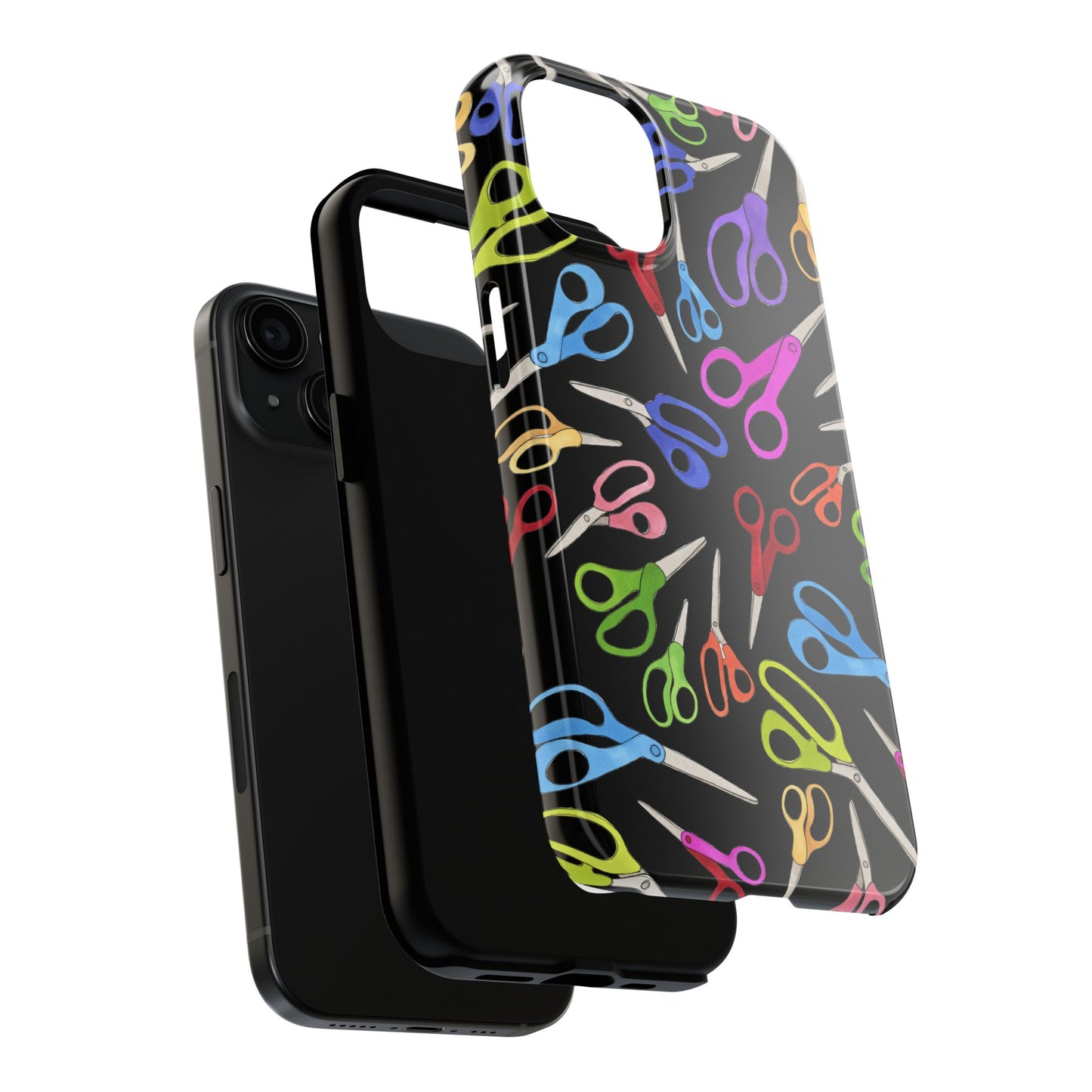 Shear Fun Black Phone Case
