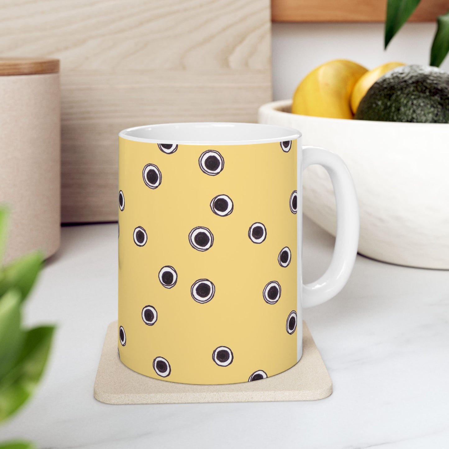Halo Dots Yellow Cup