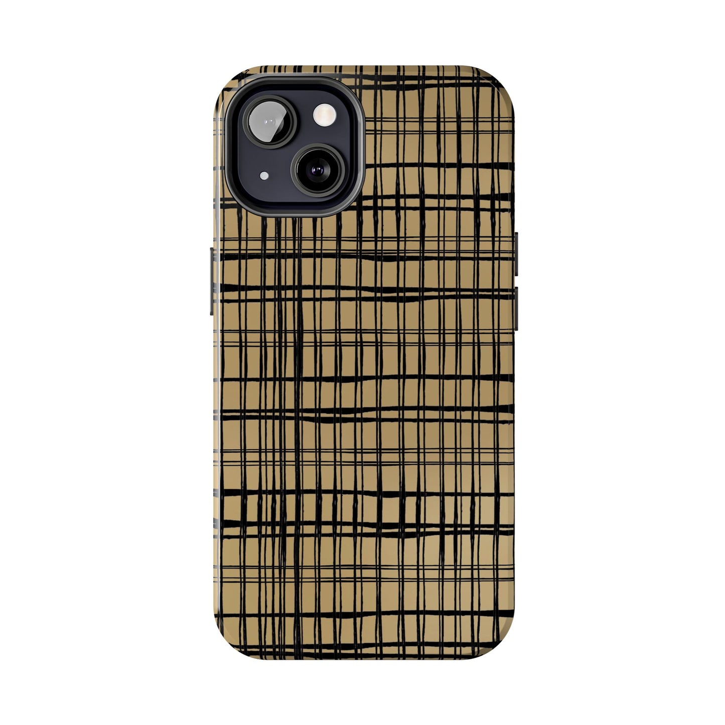 Doggie Fence Tan Phone Case