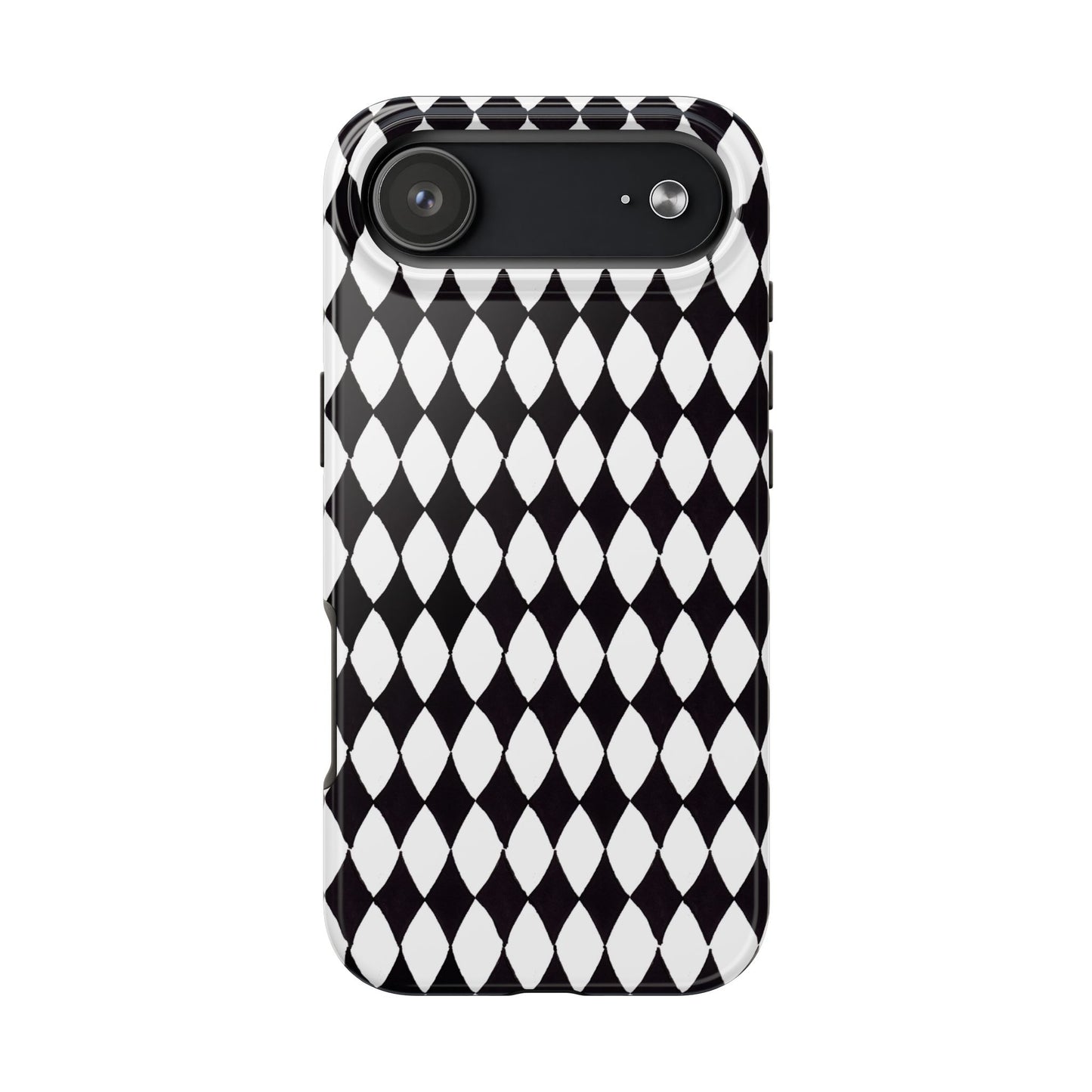 Diamond White / Black Phone Case