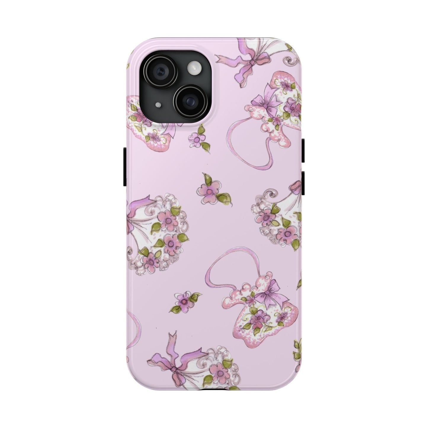 Flower Model Hand Bag Phone Case
