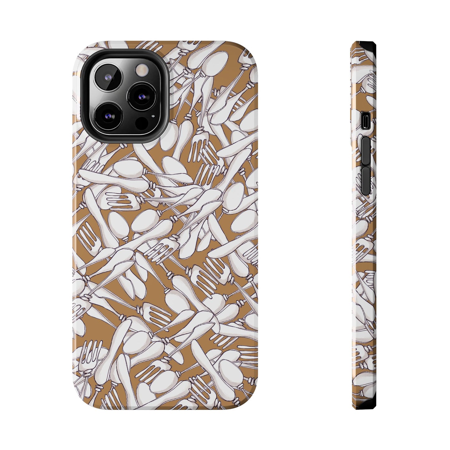 Silverware Wars Brown Phone Case