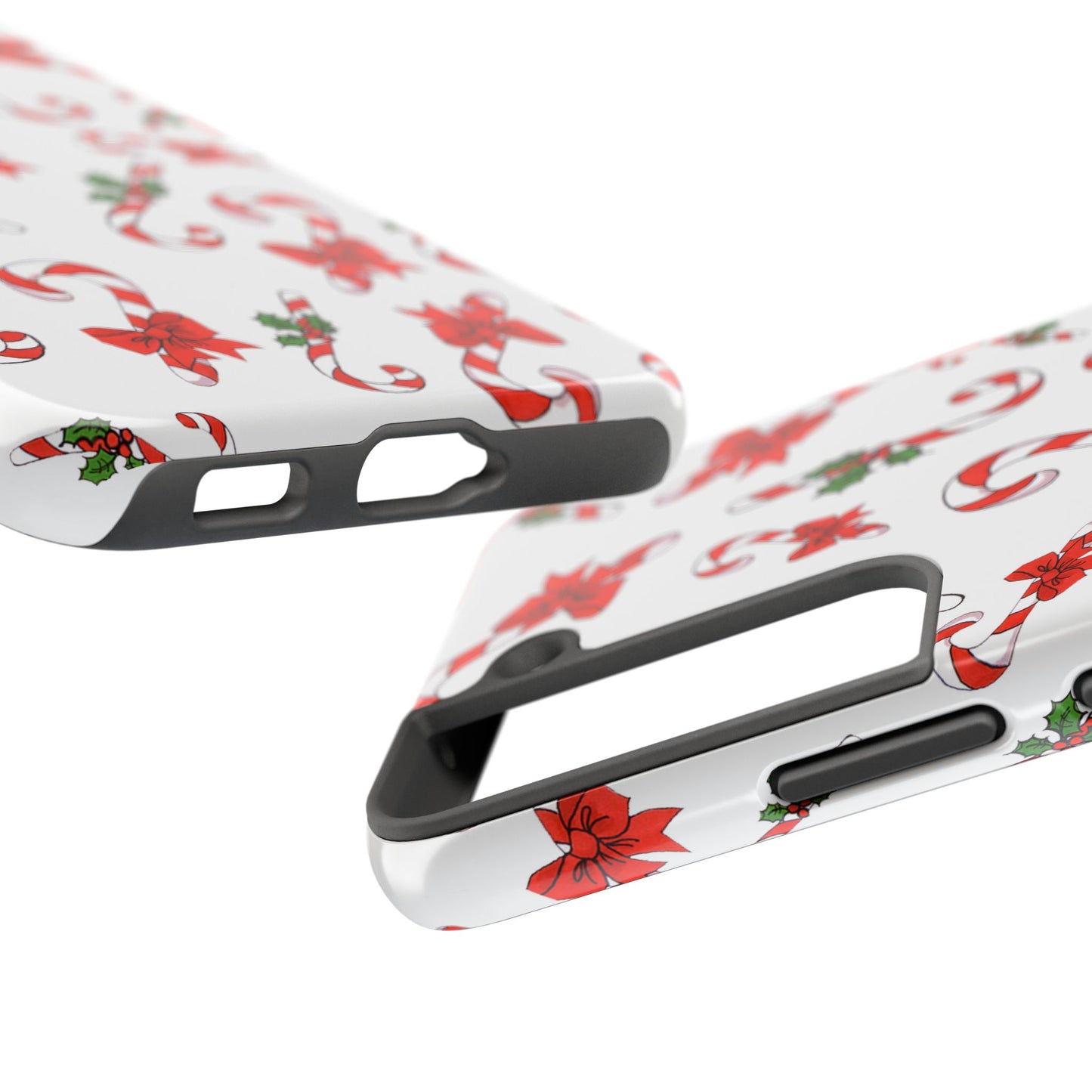 Candy Cane Crowd White Phone Case