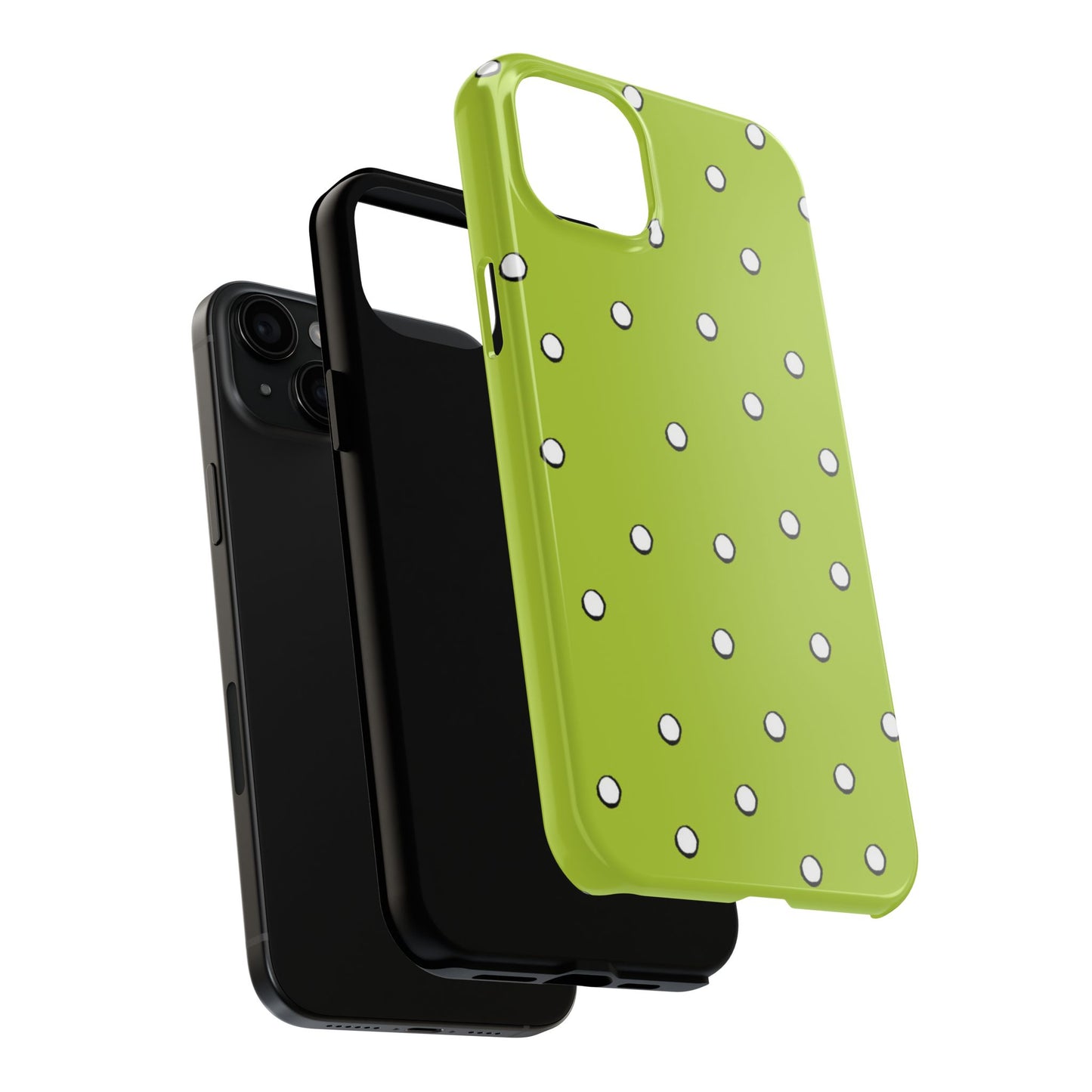 Lime Dots Phone Case