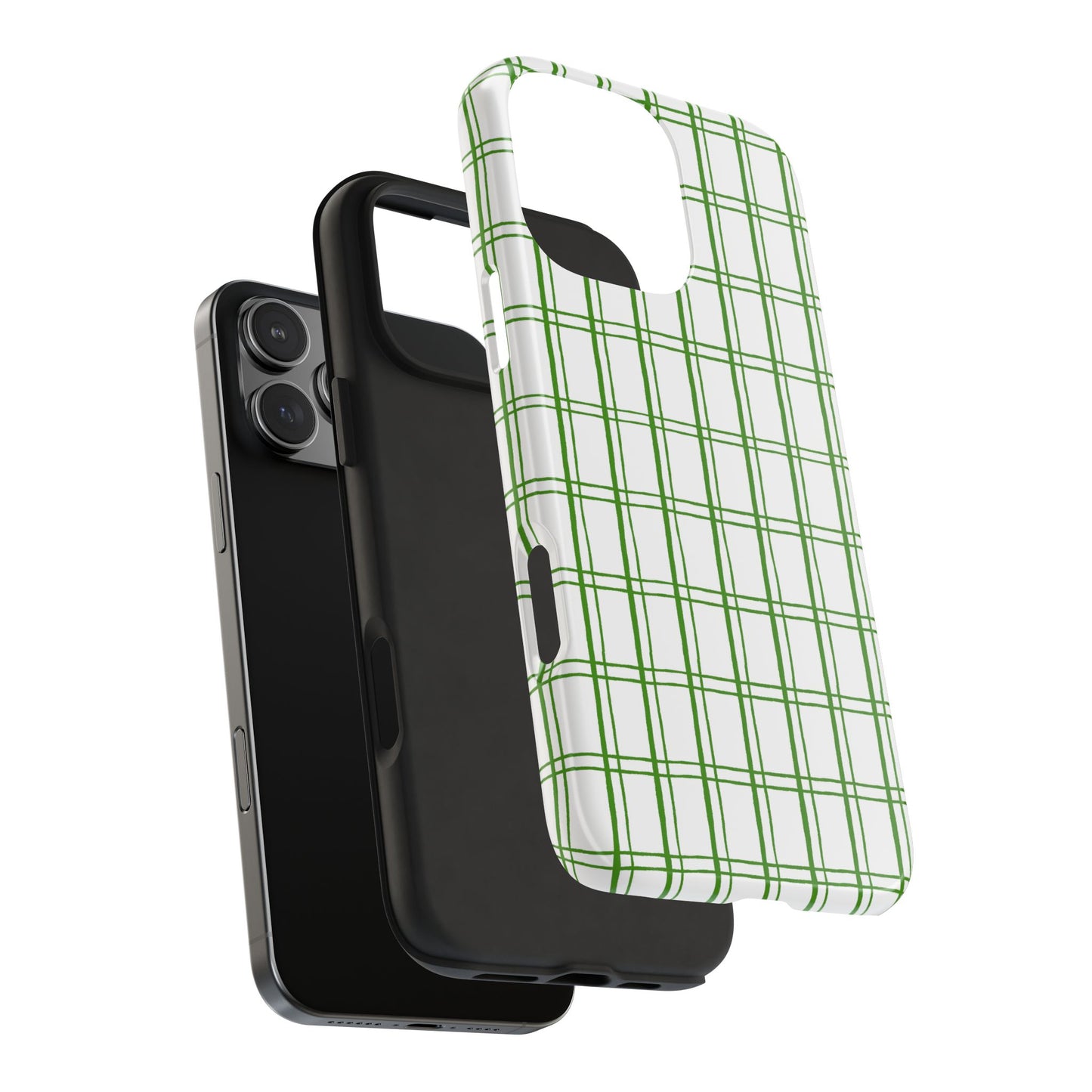 Kitchen Plaid White / Green Phone Case