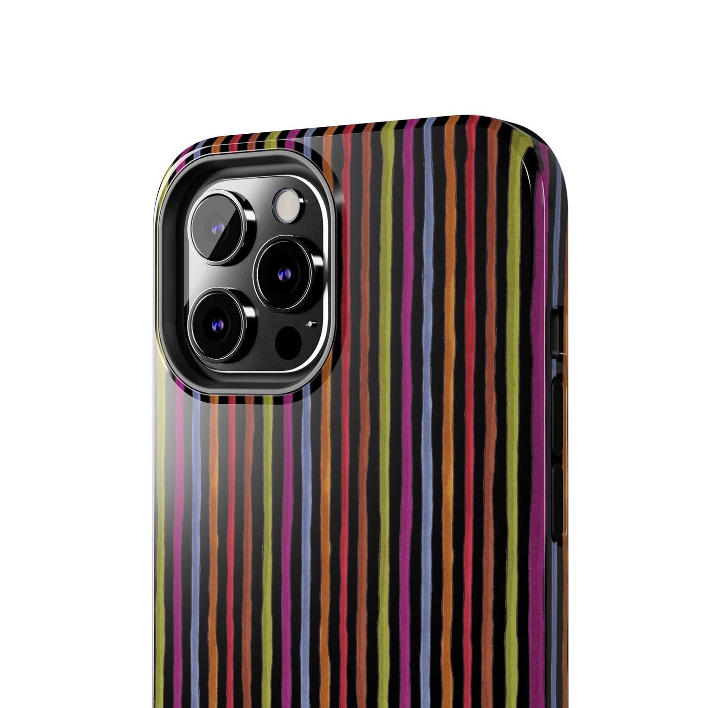 Stripe Black Phone Case