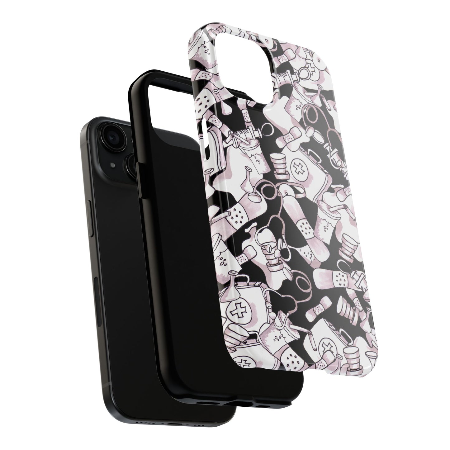 Med Stuff Black Phone Case