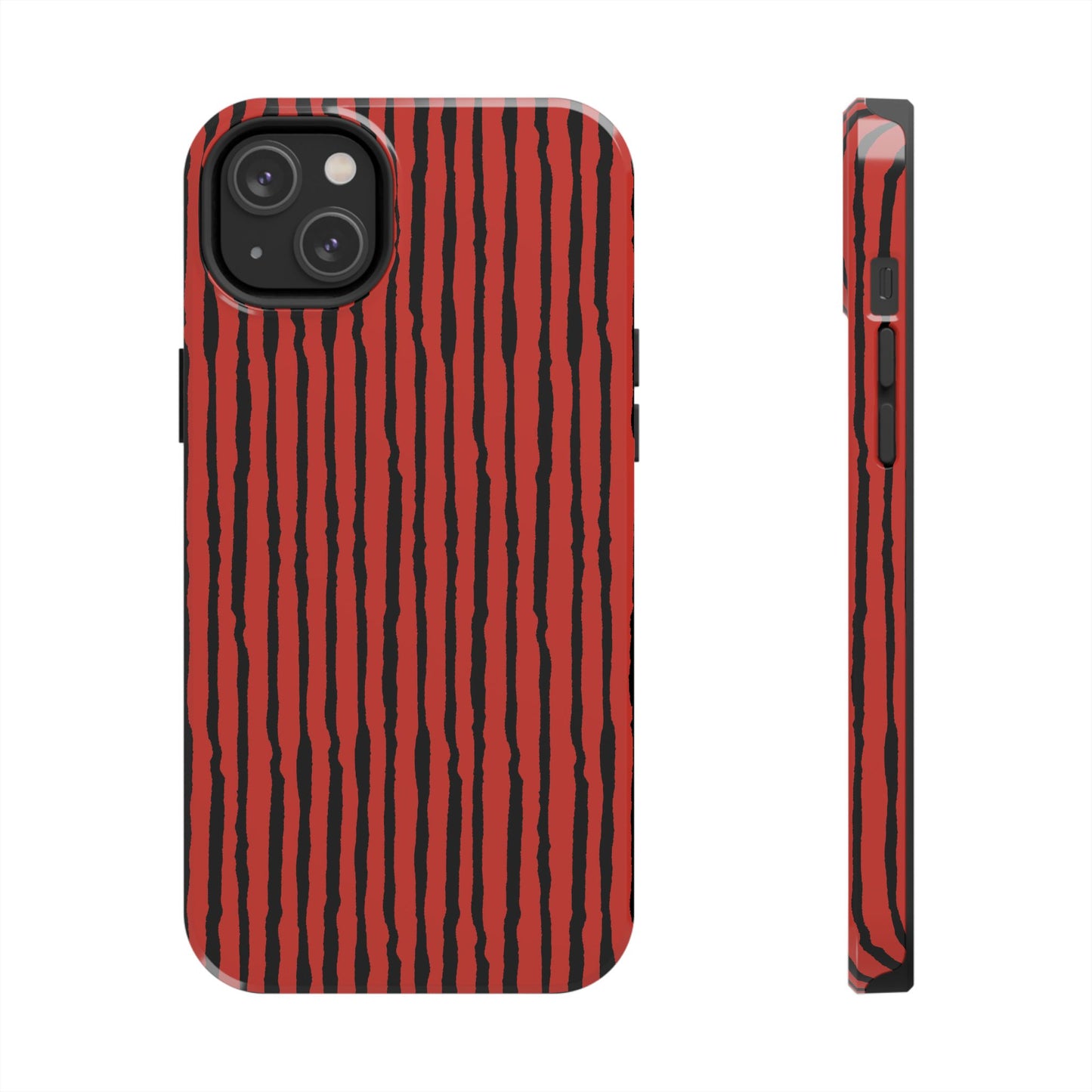 Sorta Stripe Red / Black Phone Case