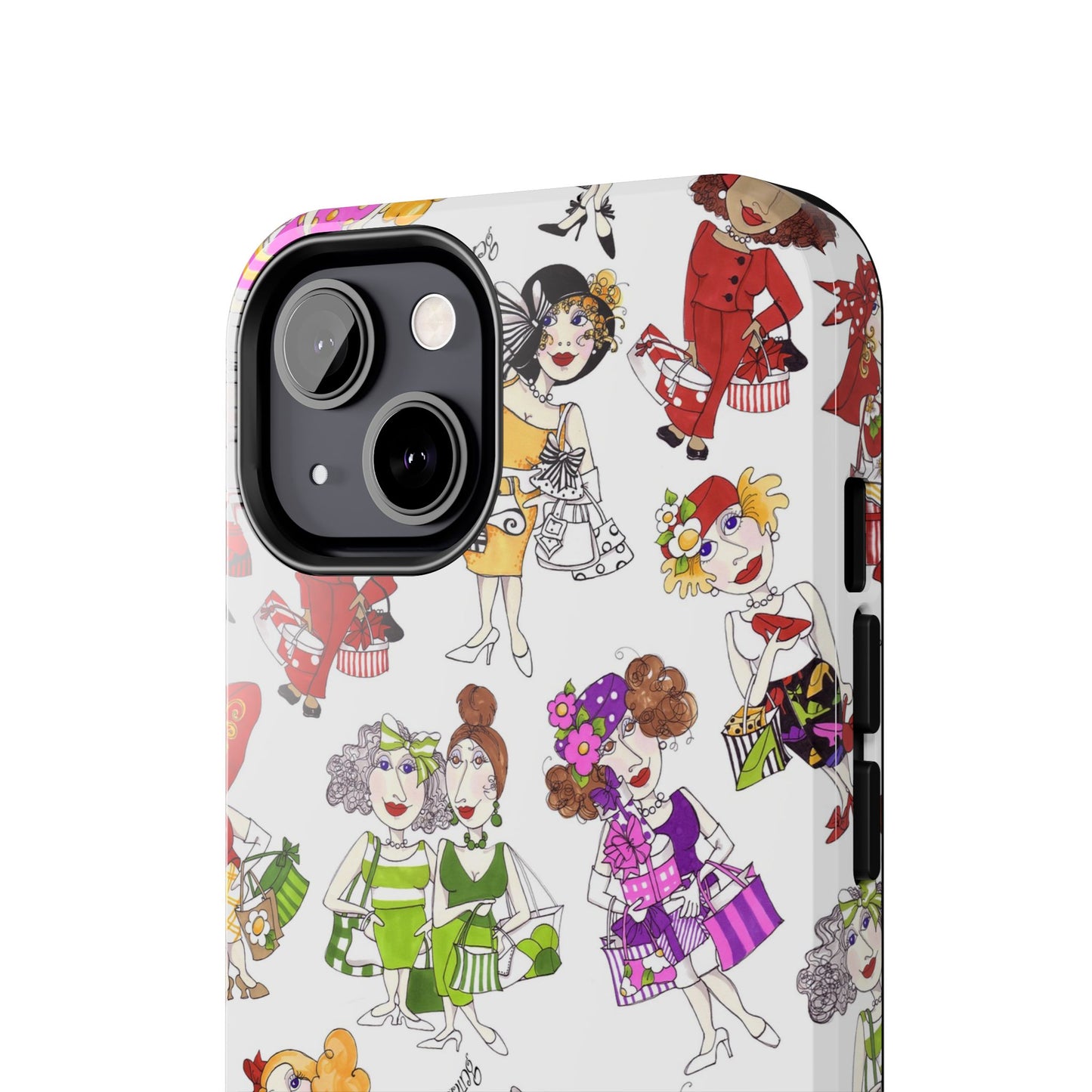 Gone Shopping Tossed White Phone Case