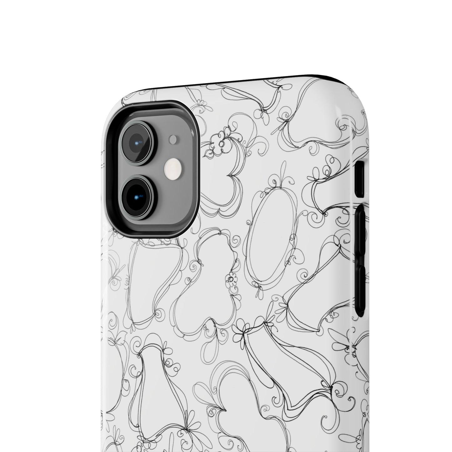 Frames White / Black Phone Case