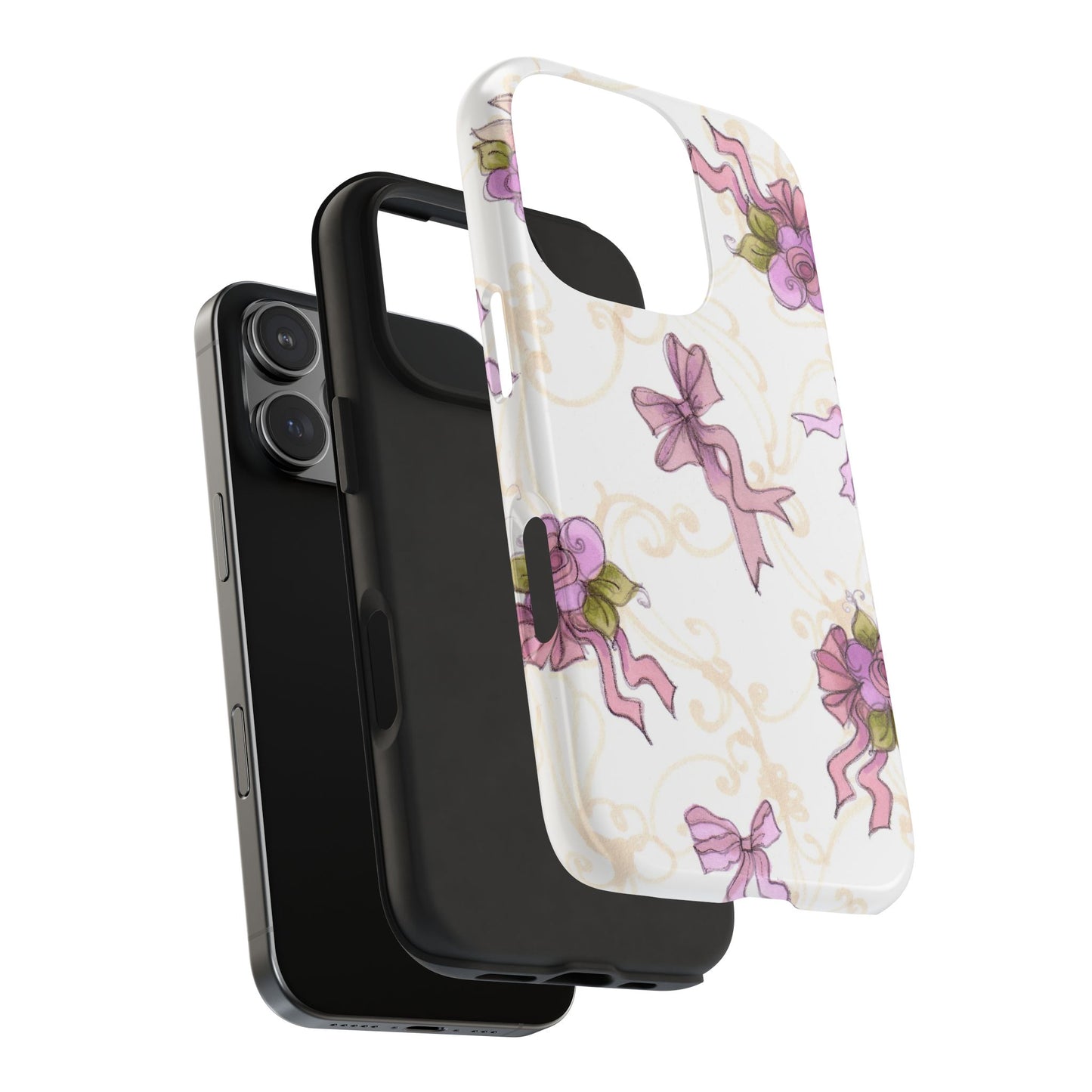 Flower Model Bow Flowers Phone Case