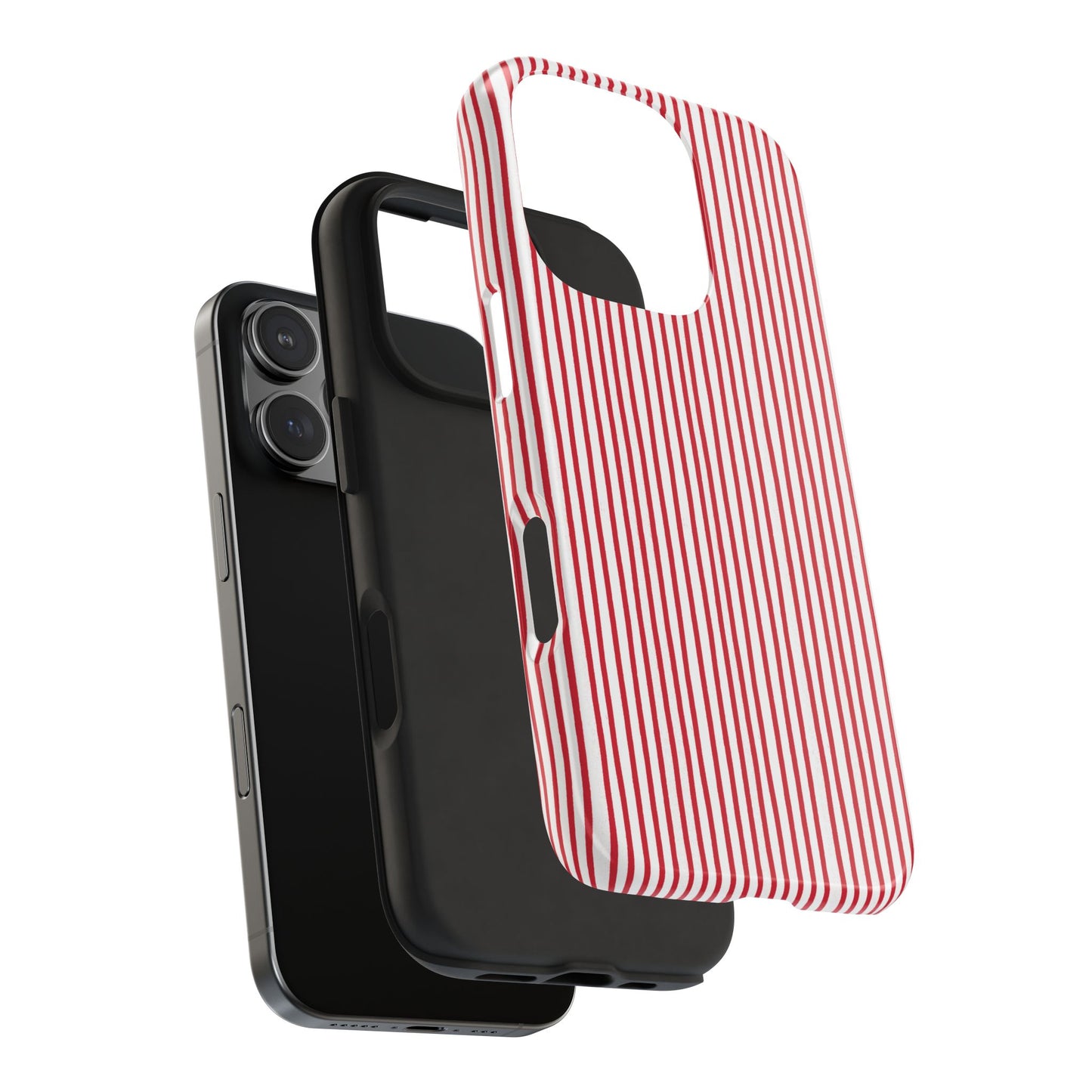 Candy Stripe White / Red Phone Case