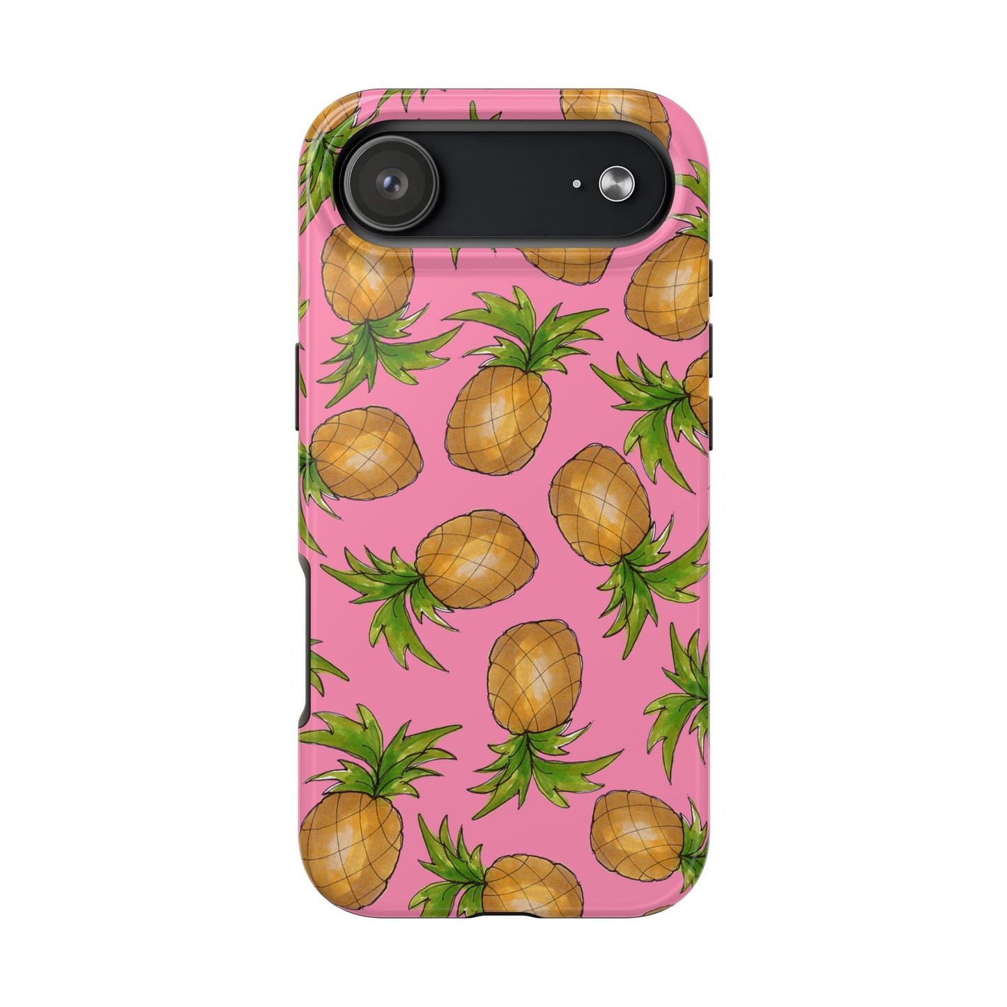 Pineapple Toss Pink Phone Case