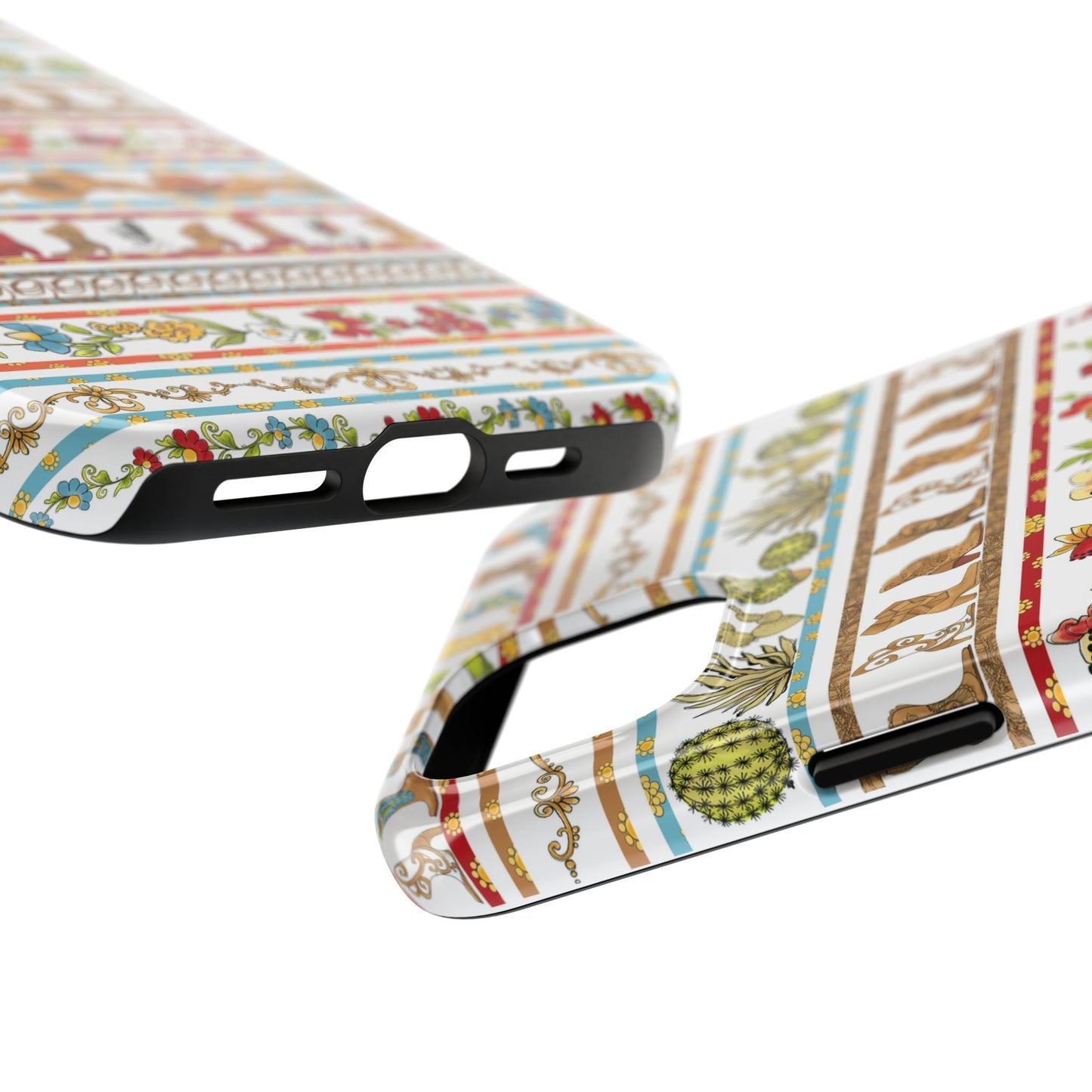 Whoa Borders White Phone Case